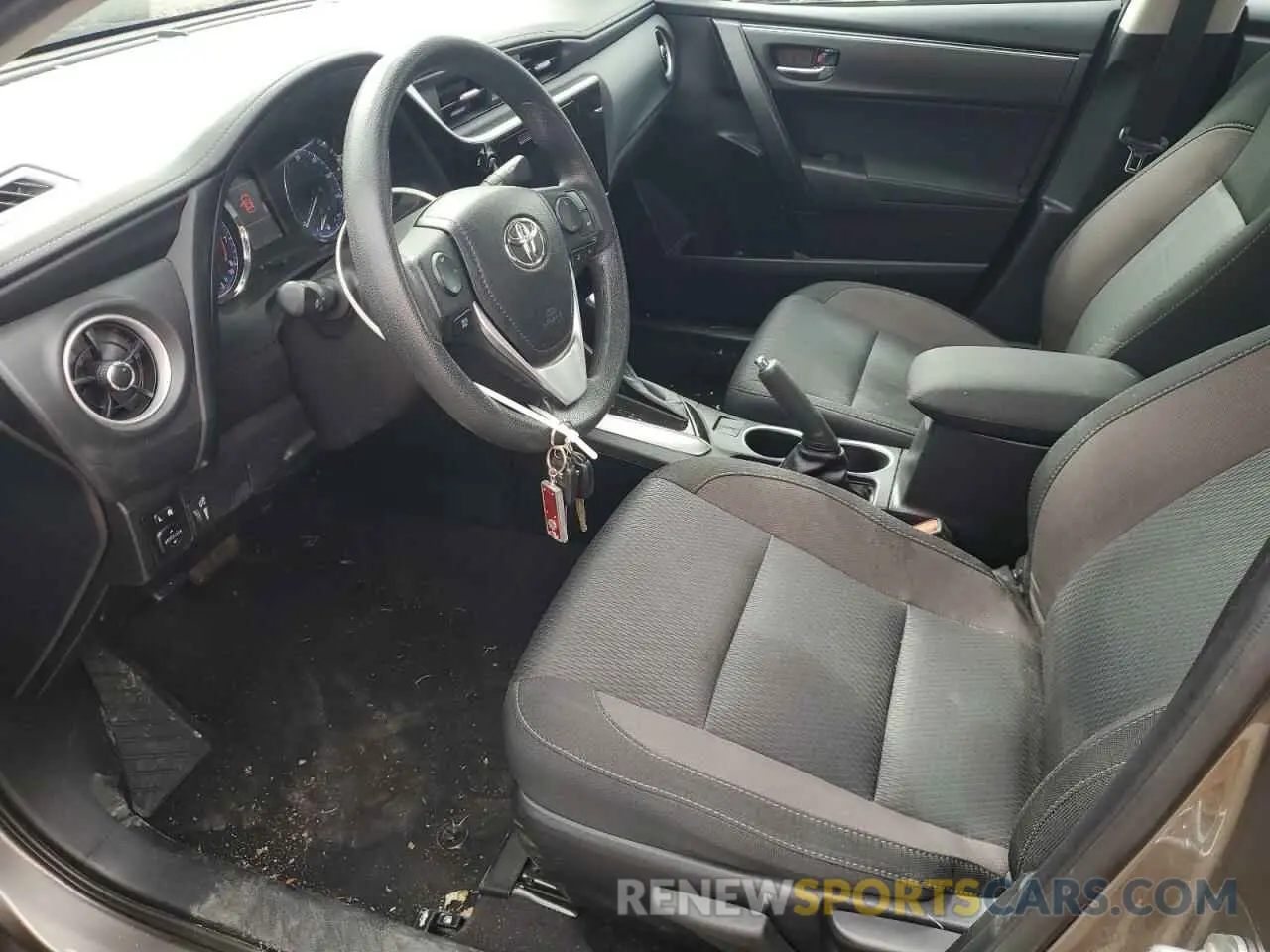 7 fotografías del automóvil dañado 2T1BURHE6KC190428 TOYOTA COROLLA 2019