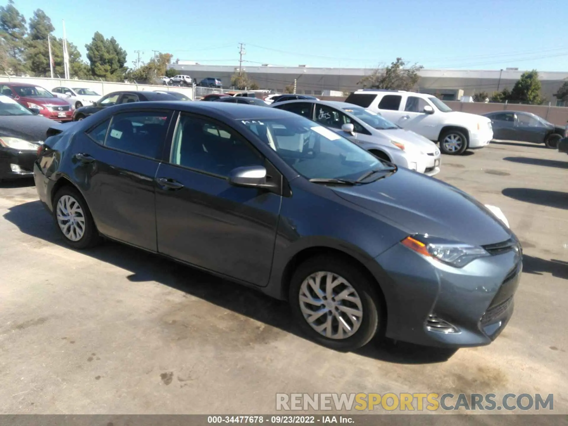 1 fotografías del automóvil dañado 2T1BURHE6KC191305 TOYOTA COROLLA 2019