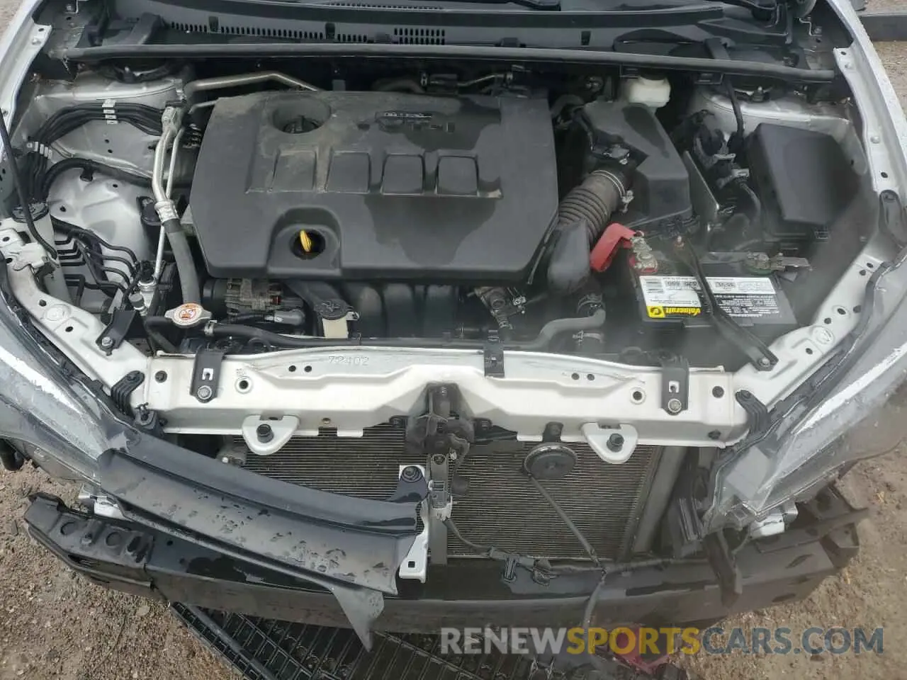 11 fotografías del automóvil dañado 2T1BURHE6KC194219 TOYOTA COROLLA 2019