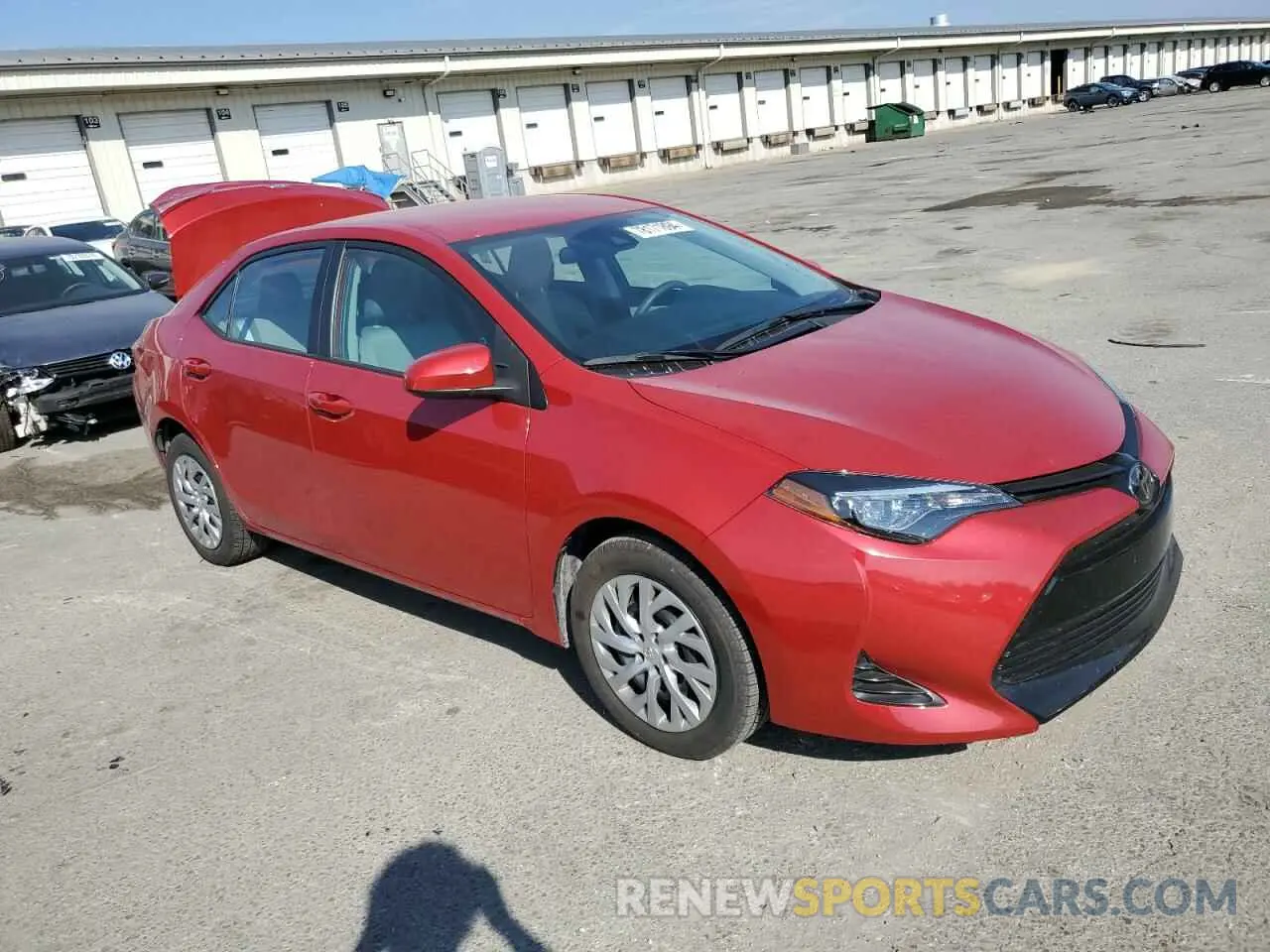 4 fotografías del automóvil dañado 2T1BURHE6KC194267 TOYOTA COROLLA 2019