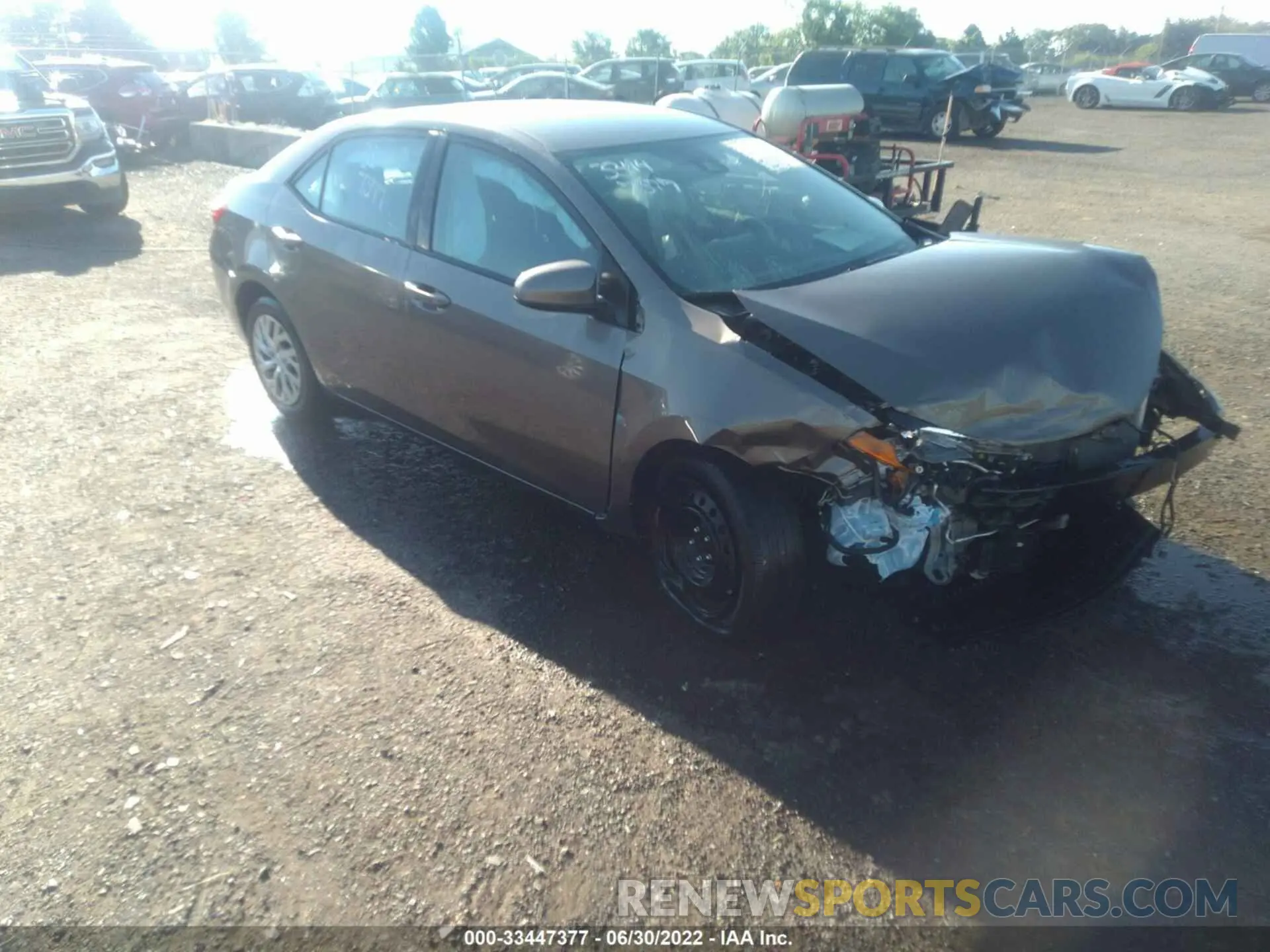 1 fotografías del automóvil dañado 2T1BURHE6KC197444 TOYOTA COROLLA 2019
