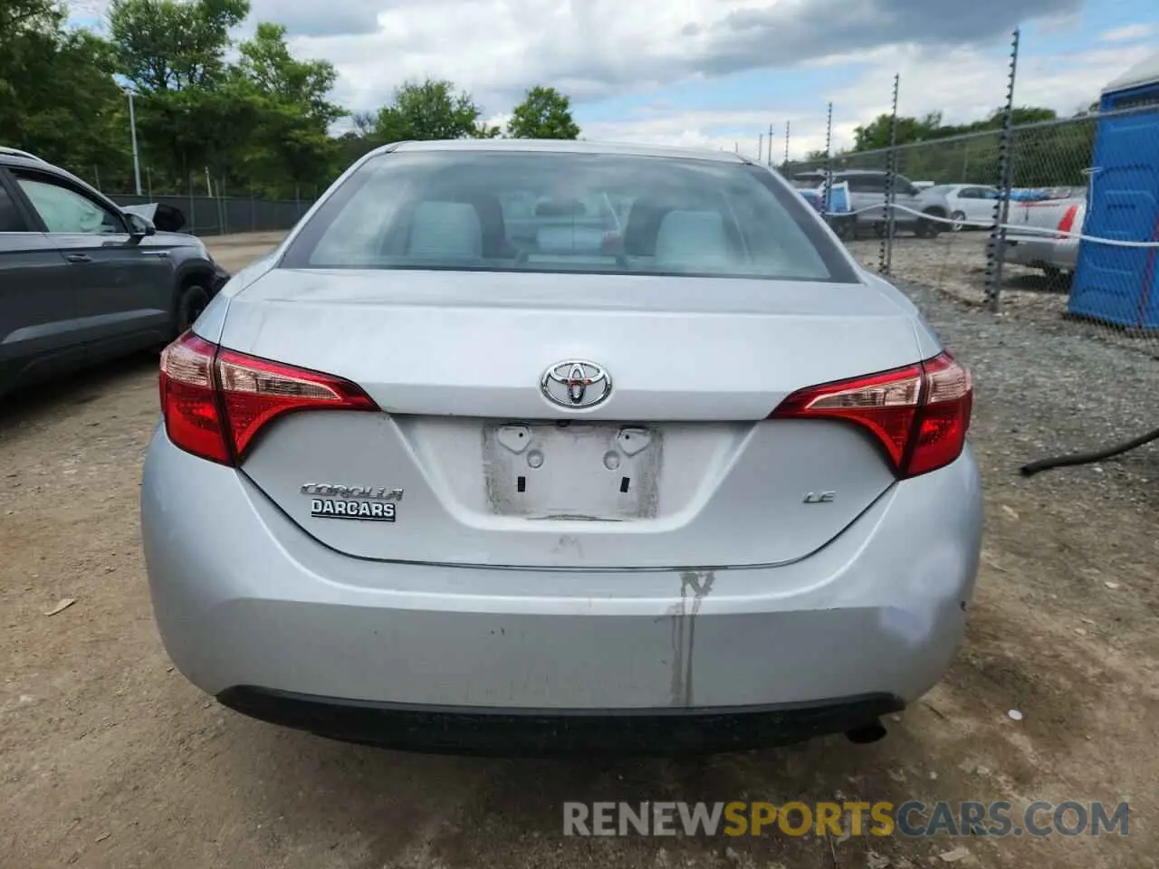 6 fotografías del automóvil dañado 2T1BURHE6KC200231 TOYOTA COROLLA 2019
