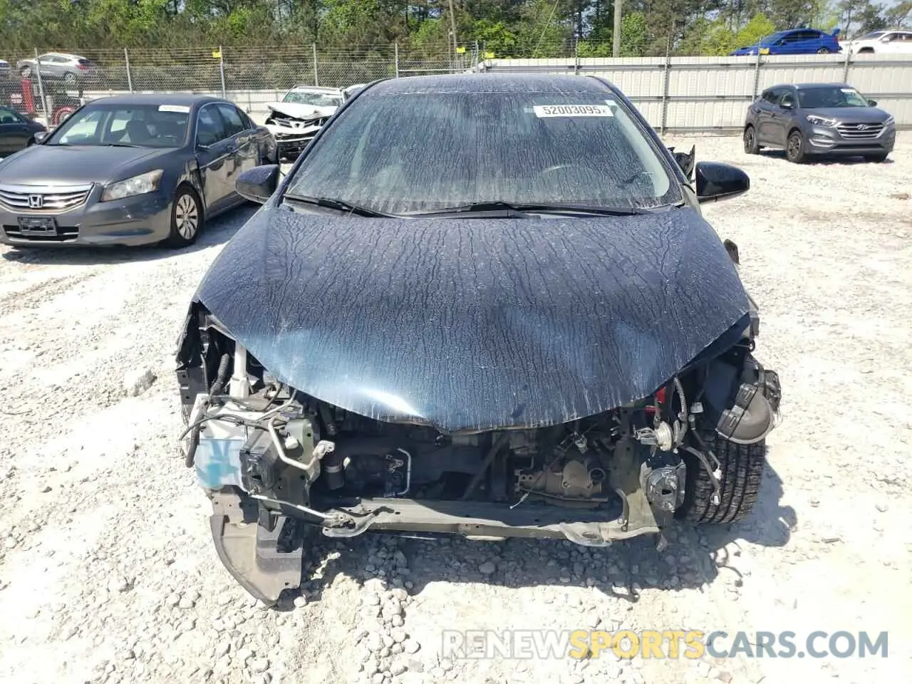 5 fotografías del automóvil dañado 2T1BURHE6KC206966 TOYOTA COROLLA 2019