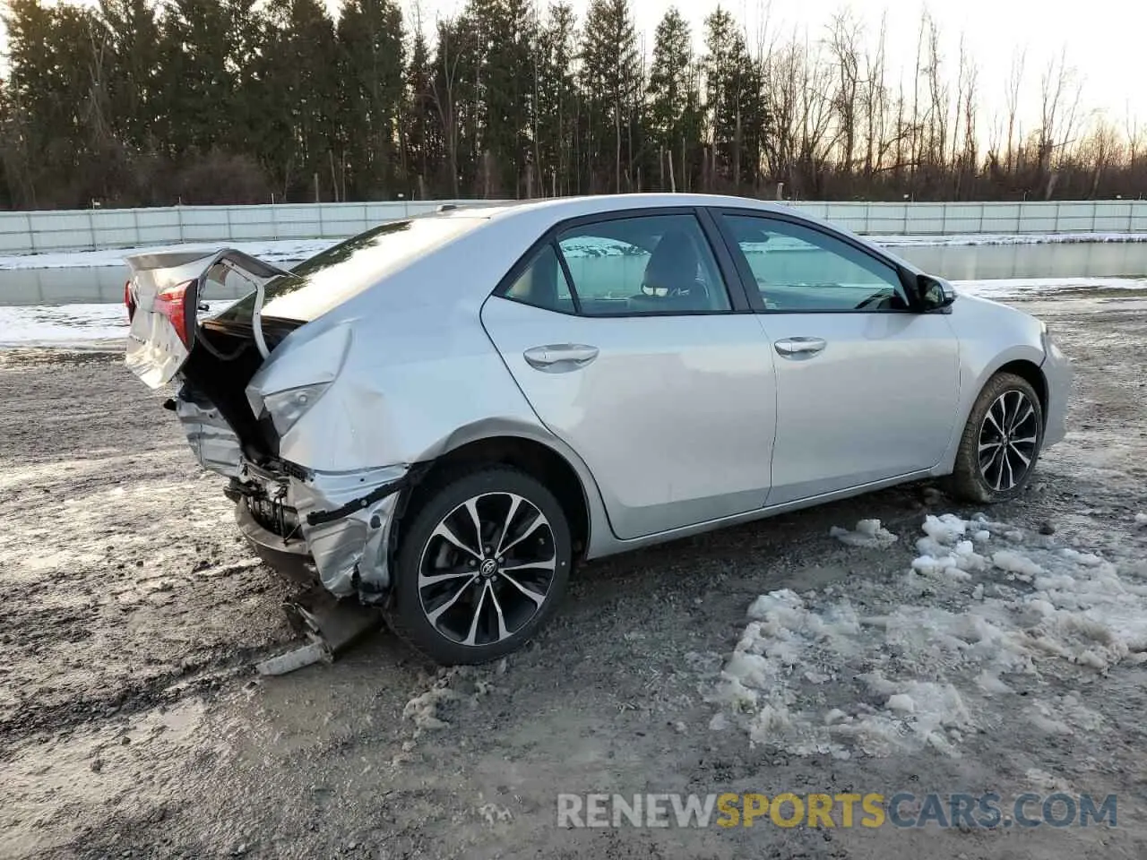 3 fotografías del automóvil dañado 2T1BURHE6KC207650 TOYOTA COROLLA 2019