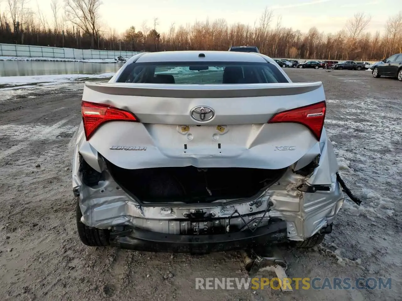 6 fotografías del automóvil dañado 2T1BURHE6KC207650 TOYOTA COROLLA 2019