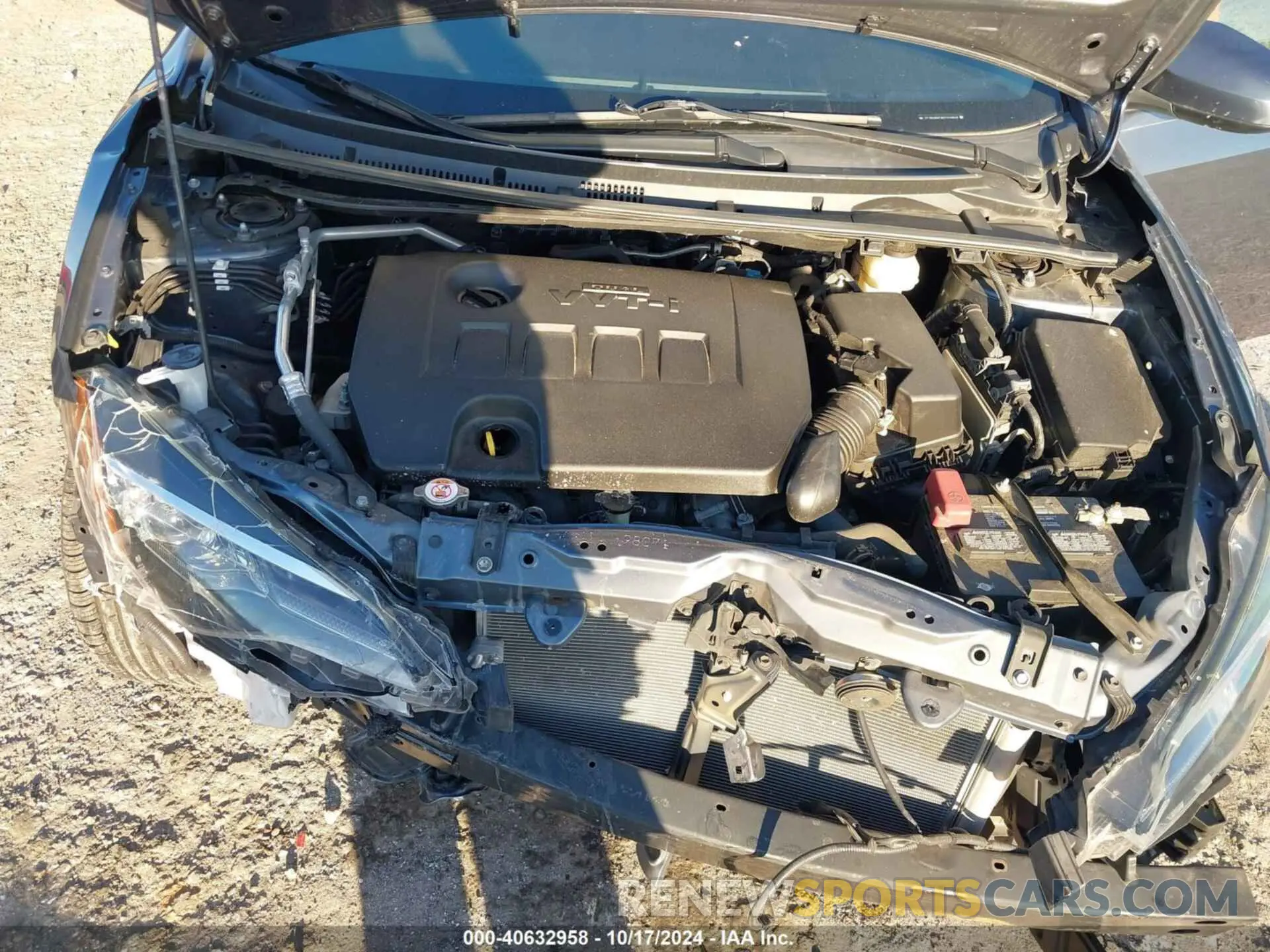 10 fotografías del automóvil dañado 2T1BURHE6KC219846 TOYOTA COROLLA 2019