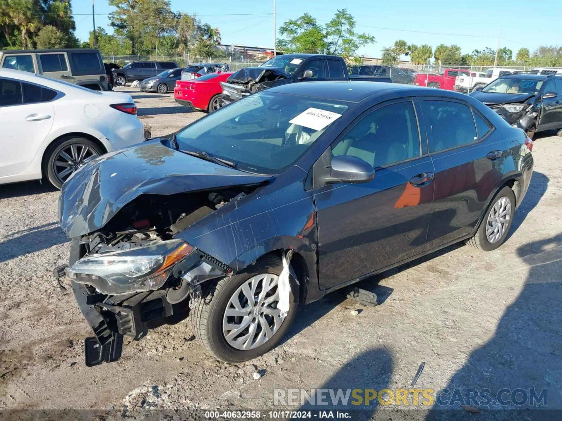 2 fotografías del automóvil dañado 2T1BURHE6KC219846 TOYOTA COROLLA 2019