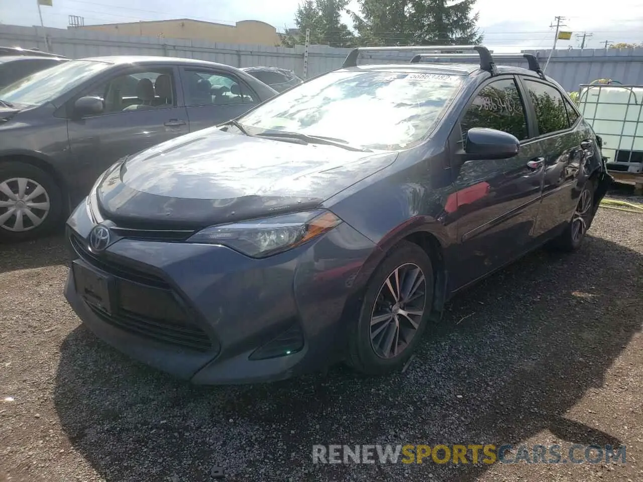 2 fotografías del automóvil dañado 2T1BURHE6KC225355 TOYOTA COROLLA 2019