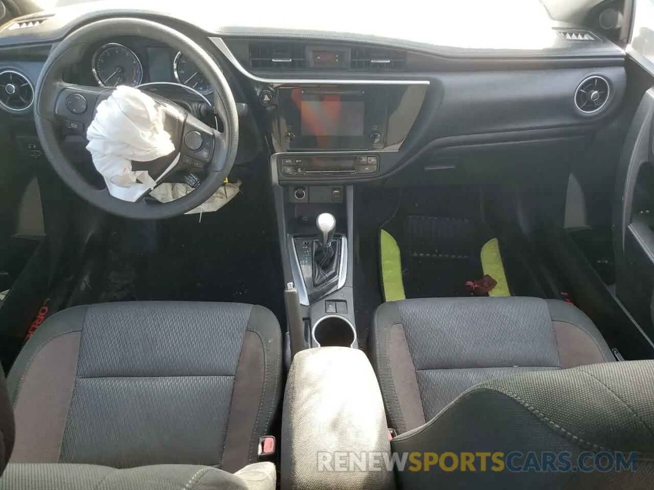 8 fotografías del automóvil dañado 2T1BURHE6KC231835 TOYOTA COROLLA 2019