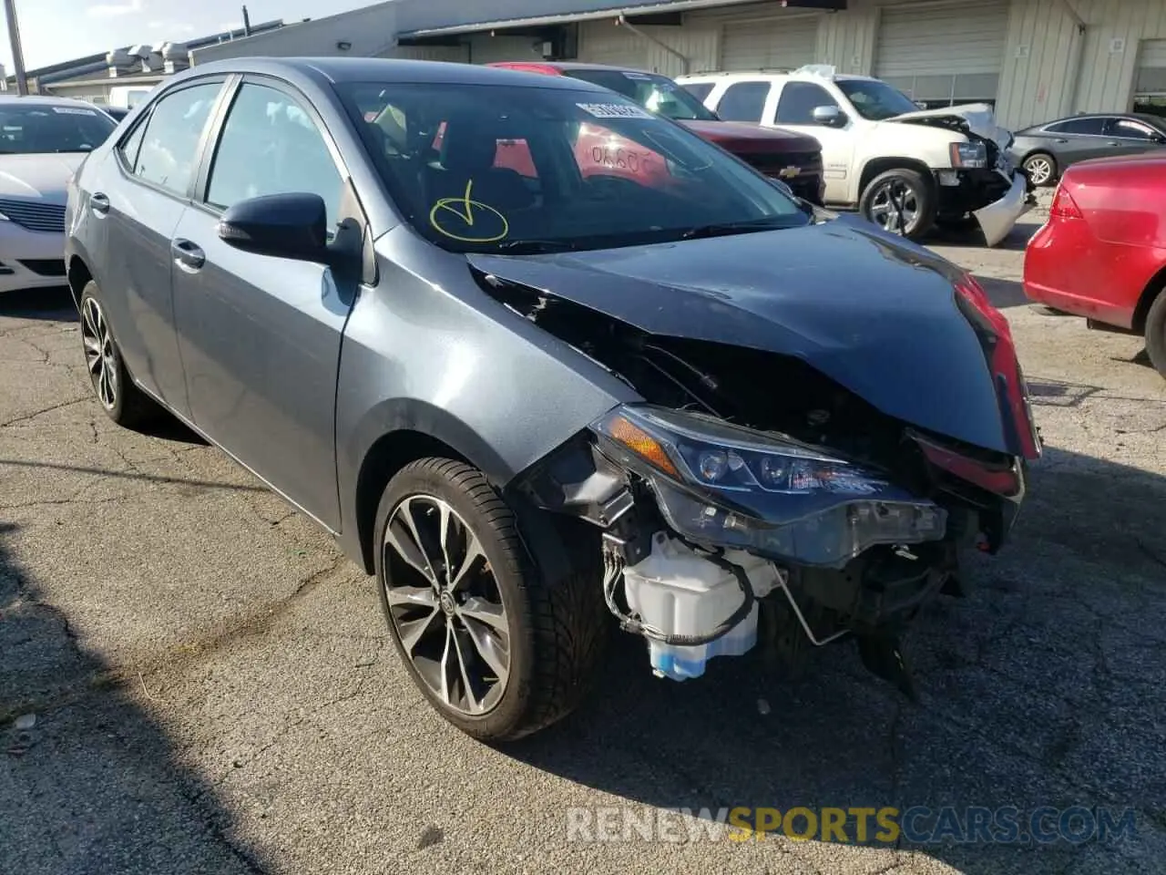 1 fotografías del automóvil dañado 2T1BURHE6KC241930 TOYOTA COROLLA 2019