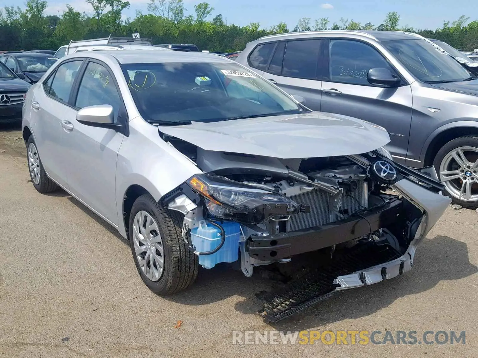 1 fotografías del automóvil dañado 2T1BURHE6KC243029 TOYOTA COROLLA 2019