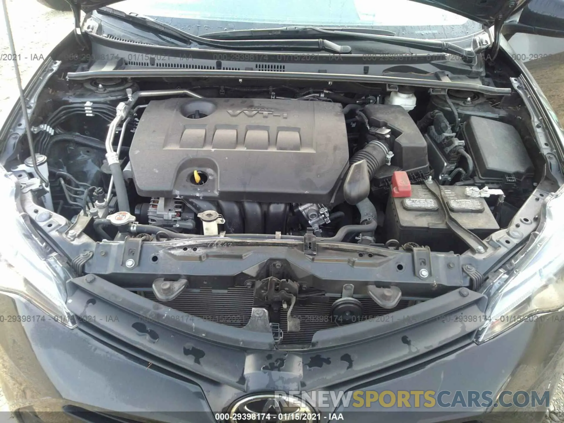 10 fotografías del automóvil dañado 2T1BURHE6KC246075 TOYOTA COROLLA 2019