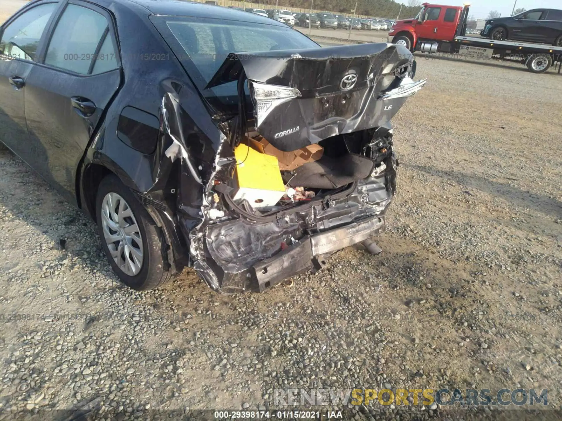 6 fotografías del automóvil dañado 2T1BURHE6KC246075 TOYOTA COROLLA 2019
