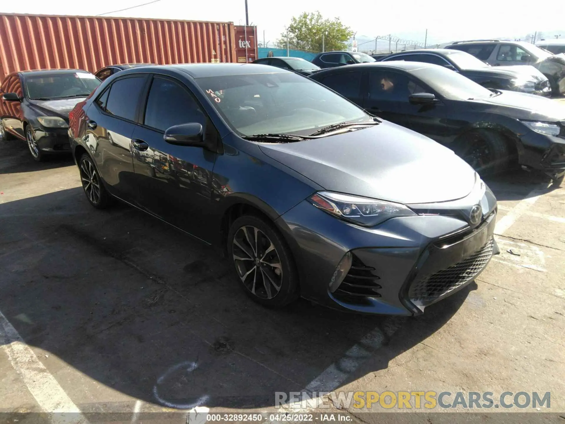 1 fotografías del automóvil dañado 2T1BURHE7KC125264 TOYOTA COROLLA 2019