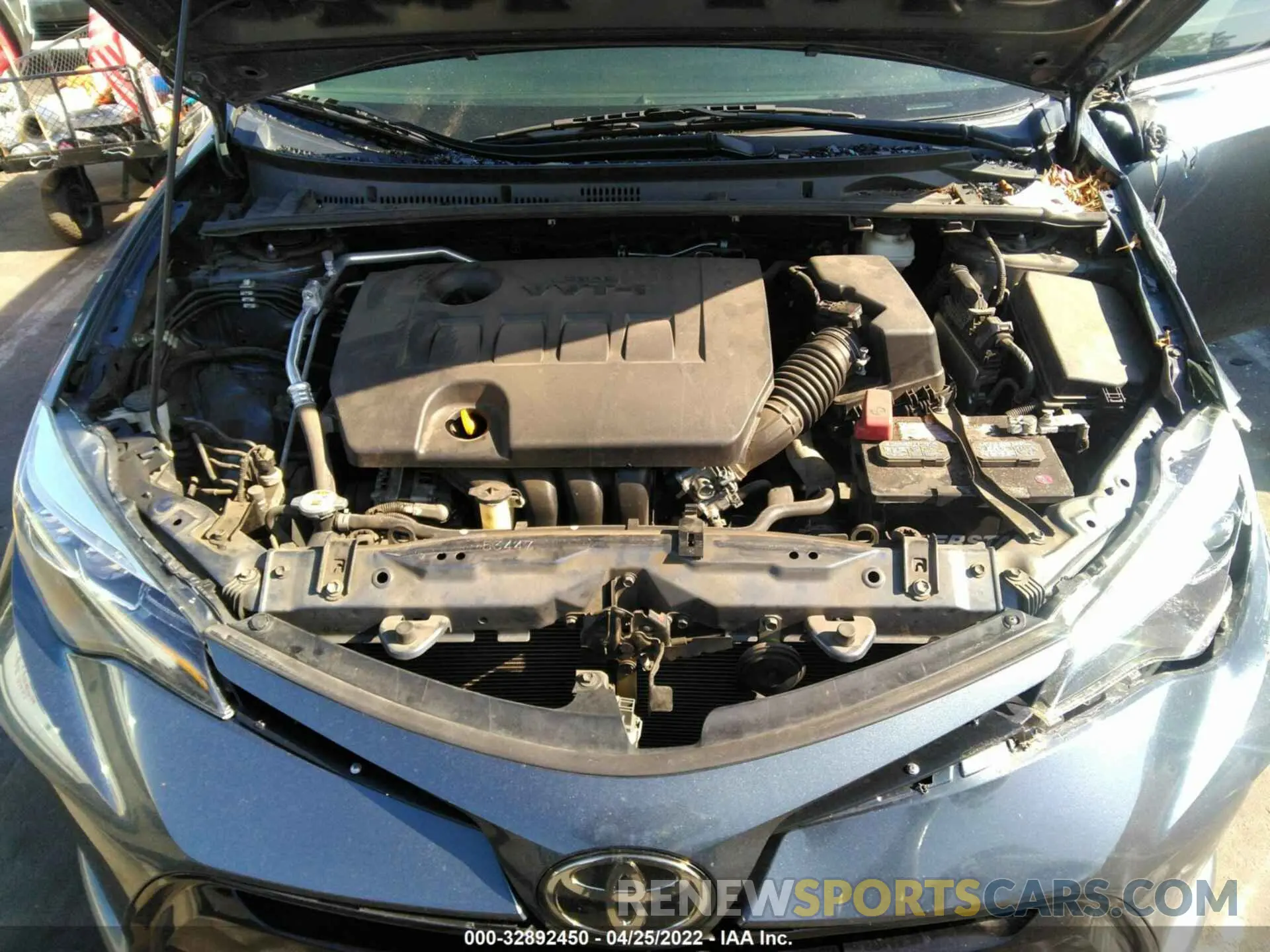 10 fotografías del automóvil dañado 2T1BURHE7KC125264 TOYOTA COROLLA 2019