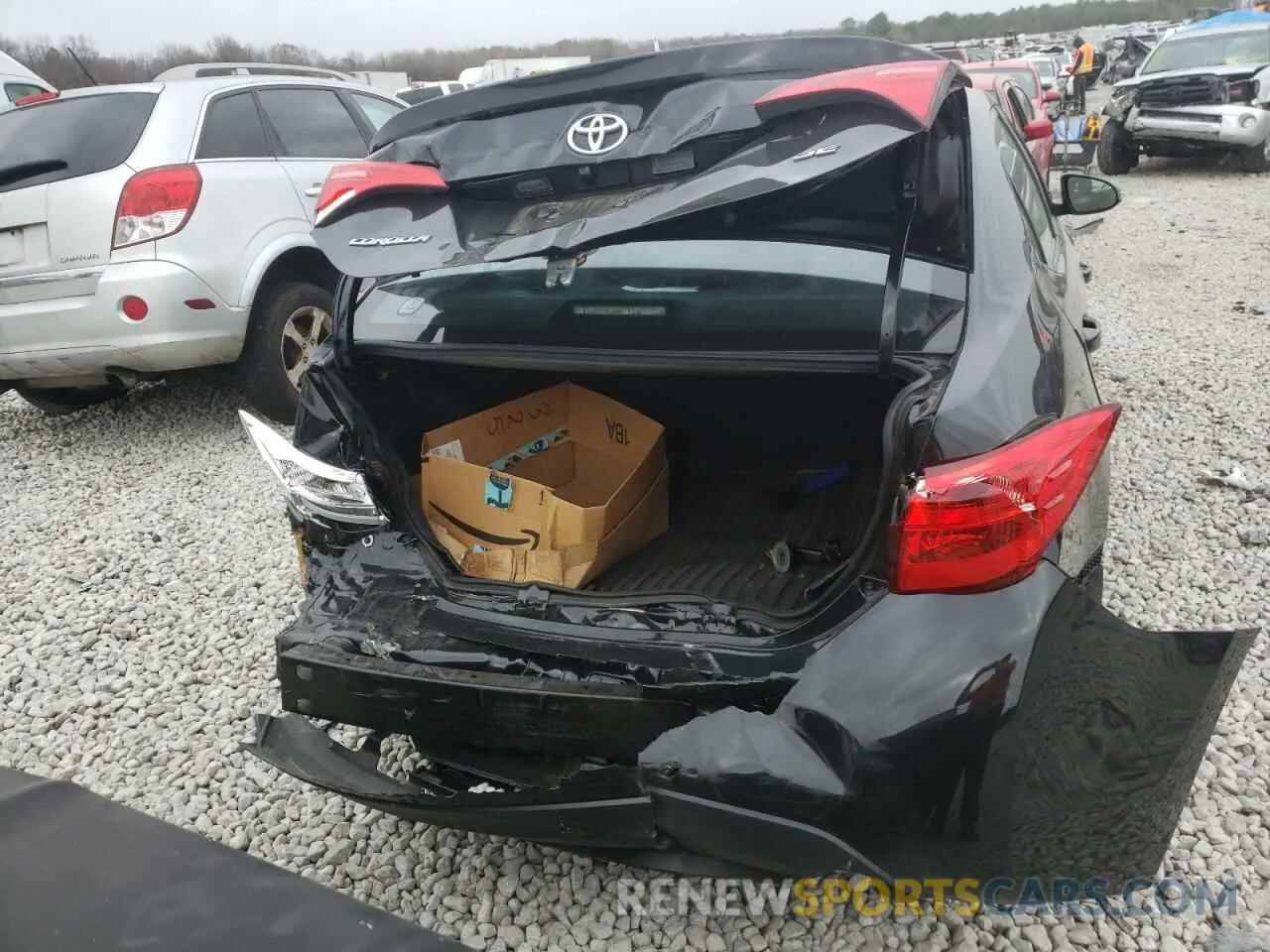 9 fotografías del automóvil dañado 2T1BURHE7KC127757 TOYOTA COROLLA 2019