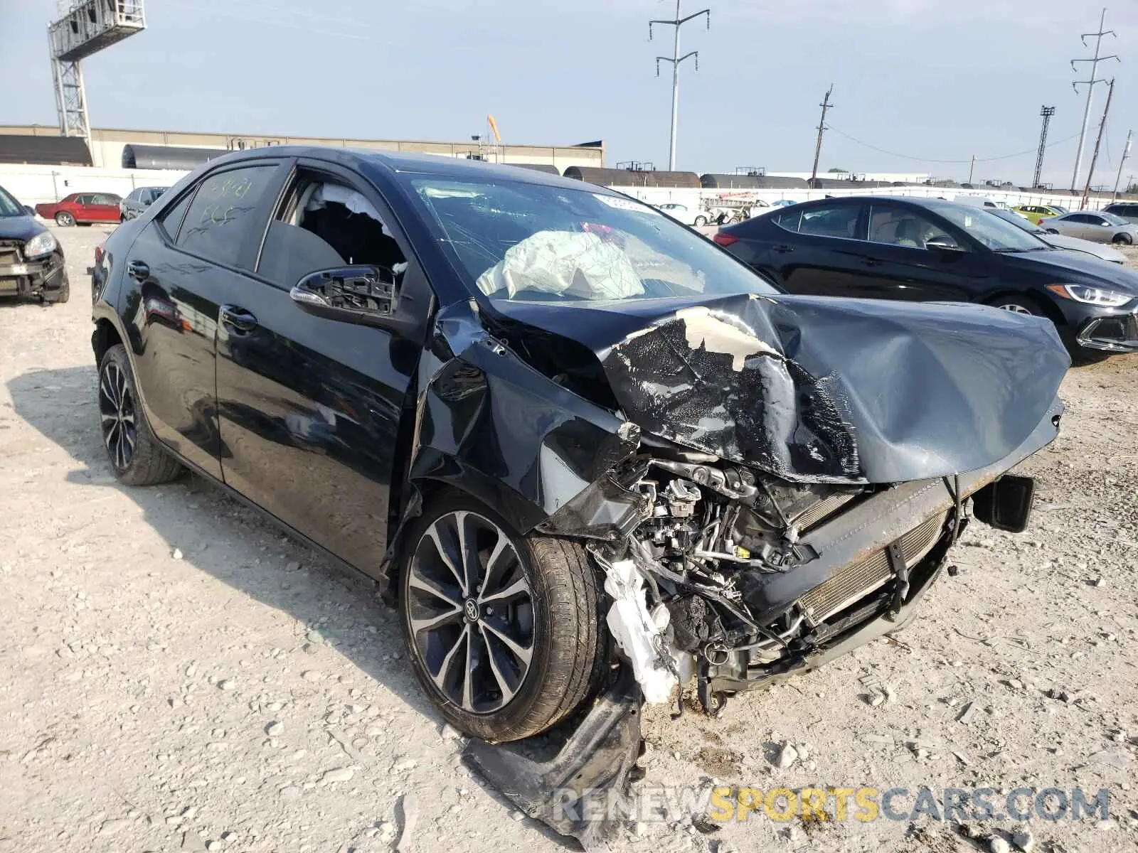 1 fotografías del automóvil dañado 2T1BURHE7KC128665 TOYOTA COROLLA 2019
