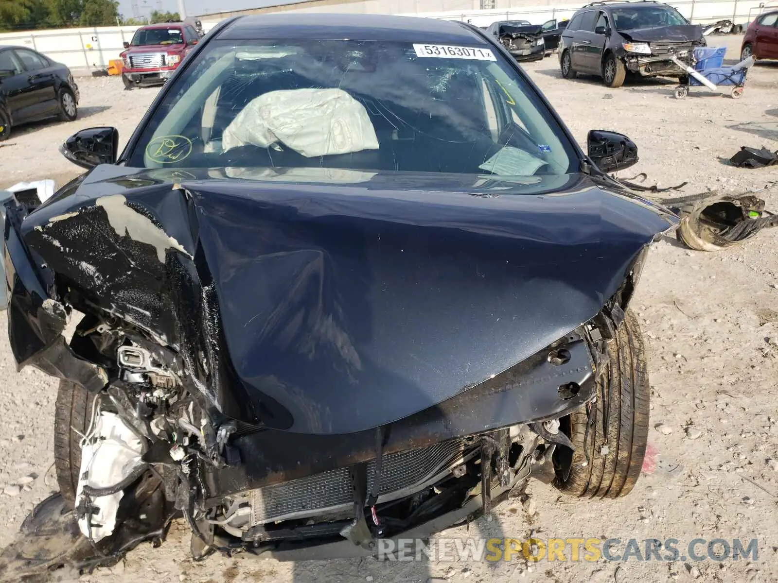 7 fotografías del automóvil dañado 2T1BURHE7KC128665 TOYOTA COROLLA 2019