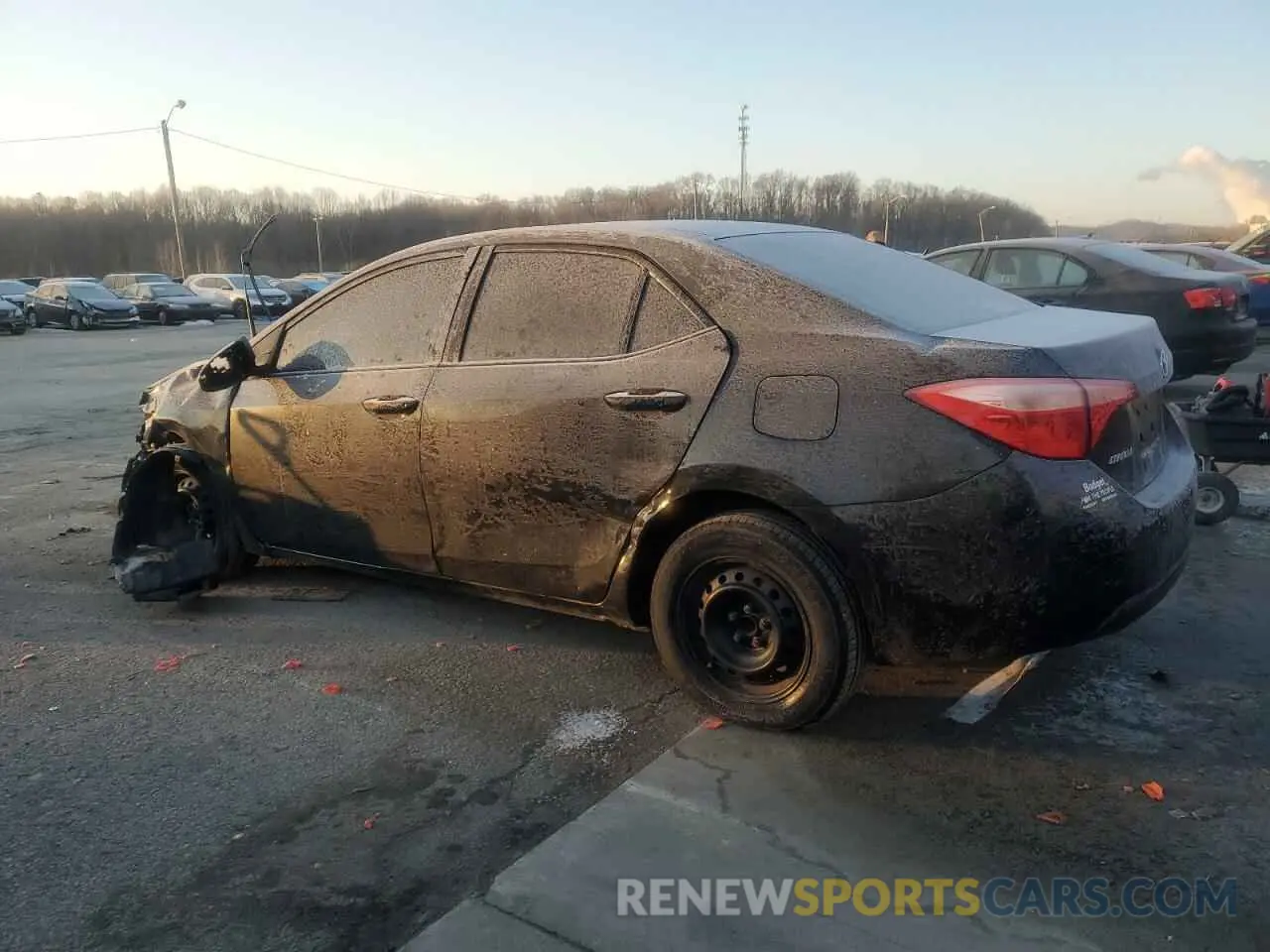 2 fotografías del automóvil dañado 2T1BURHE7KC128908 TOYOTA COROLLA 2019