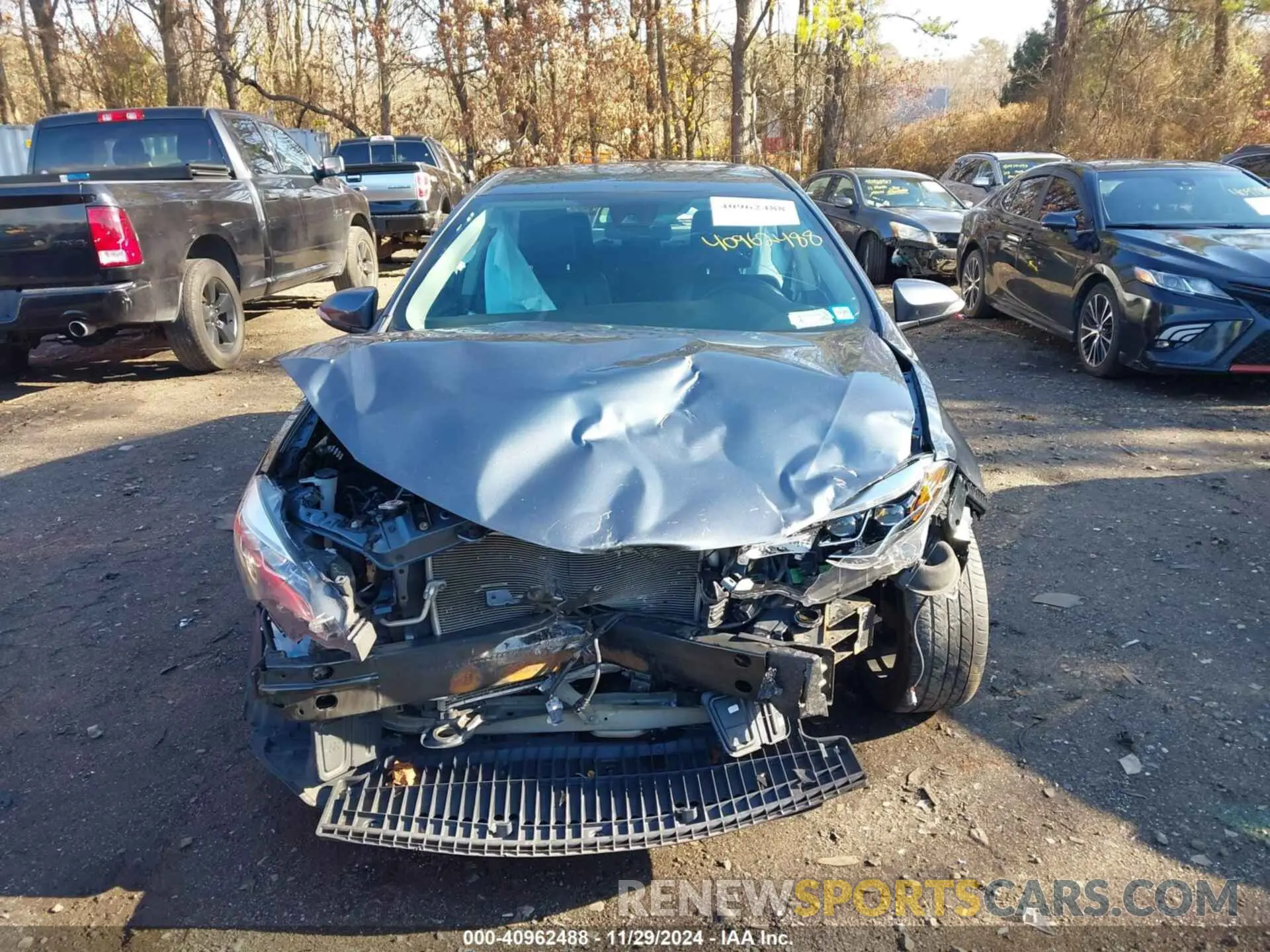 12 fotografías del automóvil dañado 2T1BURHE7KC137480 TOYOTA COROLLA 2019