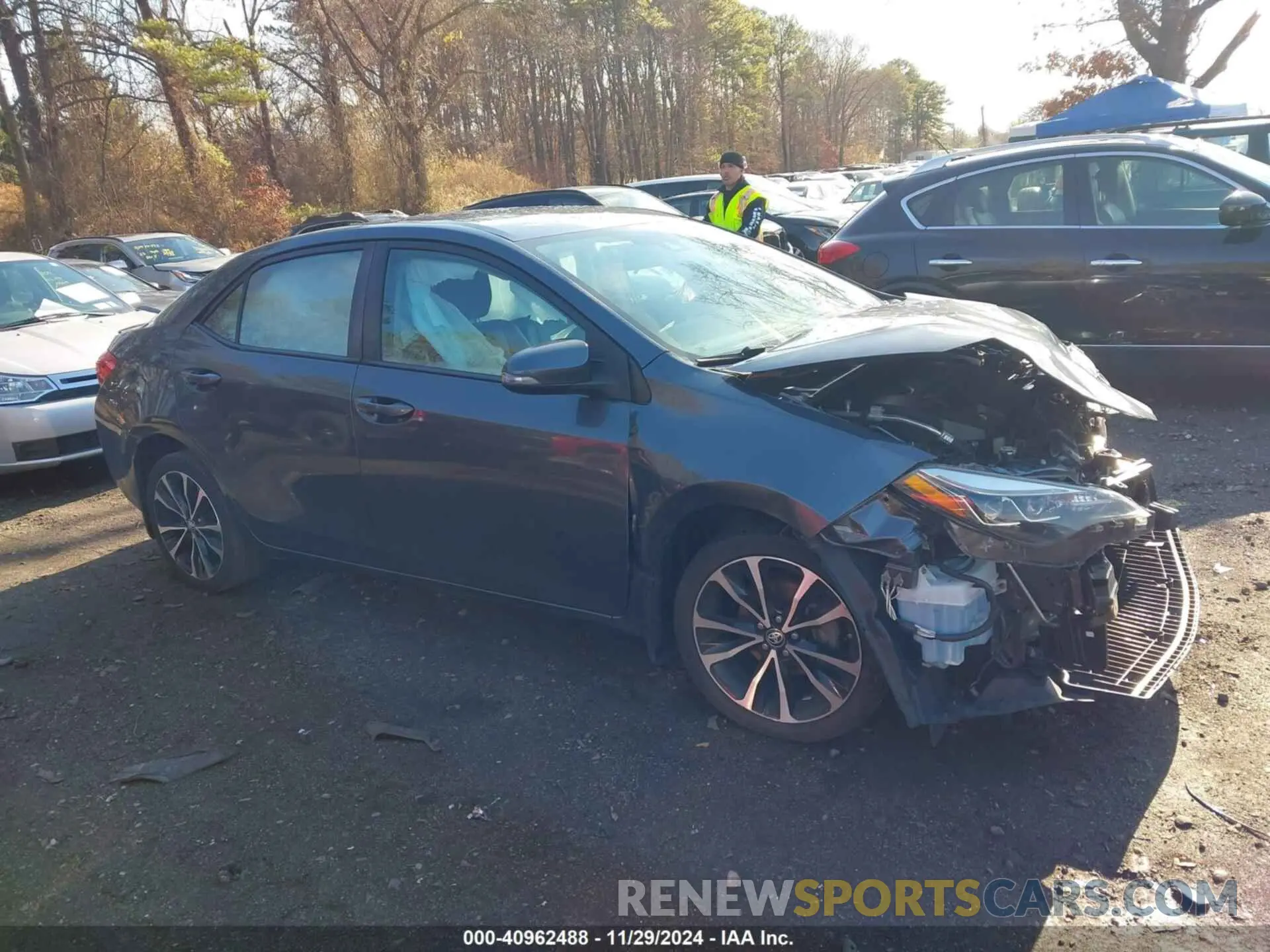 13 fotografías del automóvil dañado 2T1BURHE7KC137480 TOYOTA COROLLA 2019