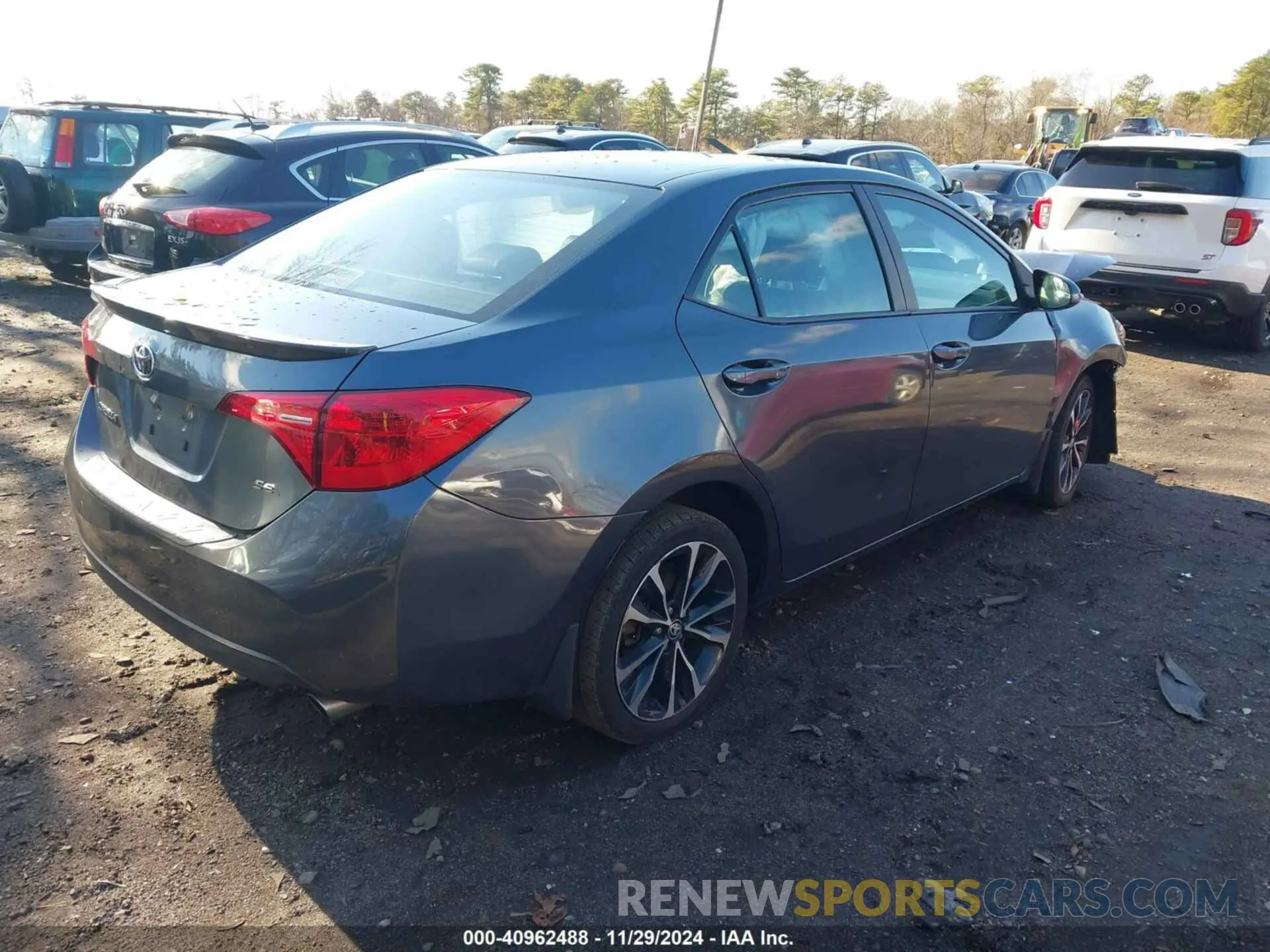 4 fotografías del automóvil dañado 2T1BURHE7KC137480 TOYOTA COROLLA 2019