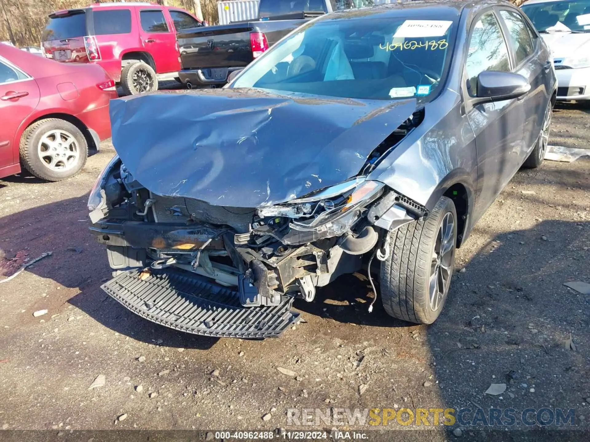 6 fotografías del automóvil dañado 2T1BURHE7KC137480 TOYOTA COROLLA 2019