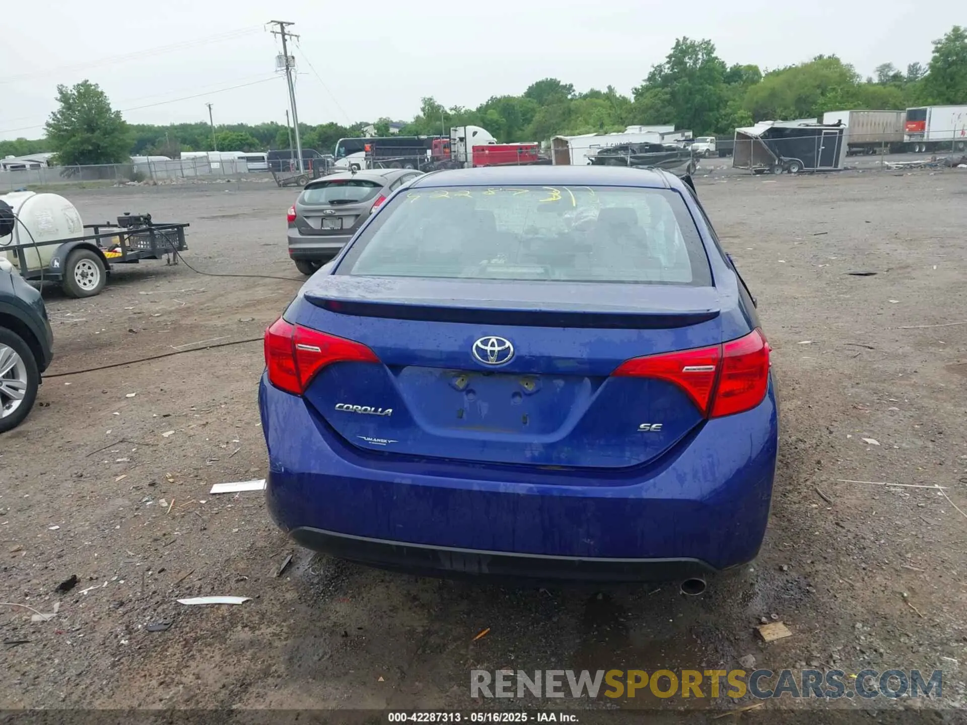 17 fotografías del automóvil dañado 2T1BURHE7KC139584 TOYOTA COROLLA 2019