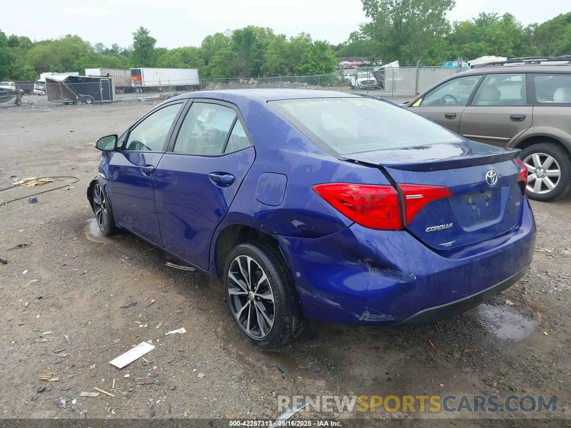 3 fotografías del automóvil dañado 2T1BURHE7KC139584 TOYOTA COROLLA 2019