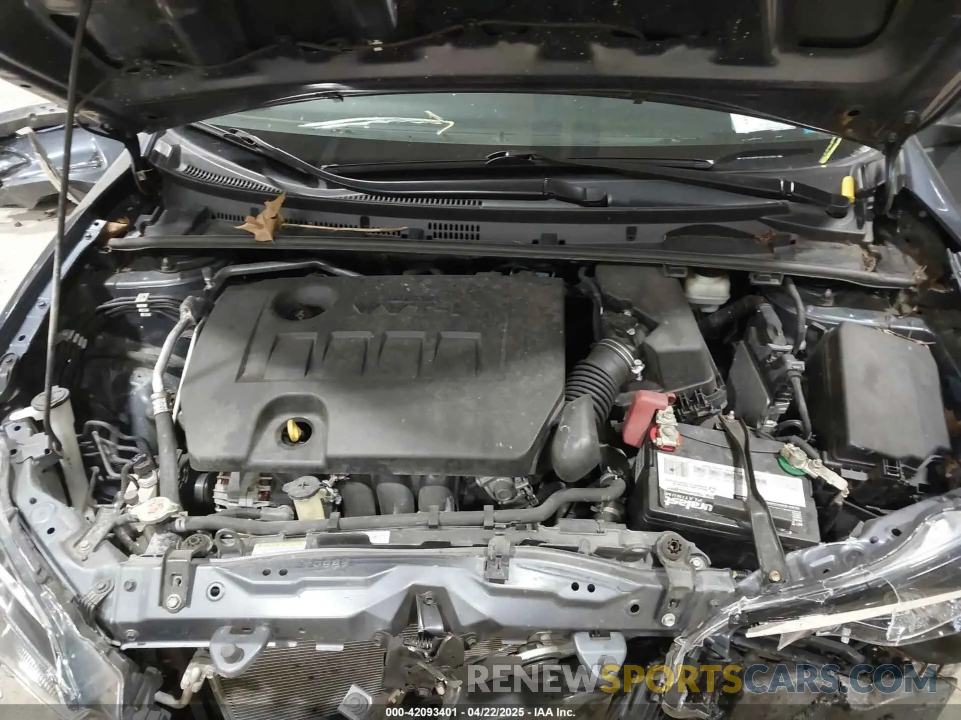 10 fotografías del automóvil dañado 2T1BURHE7KC147264 TOYOTA COROLLA 2019