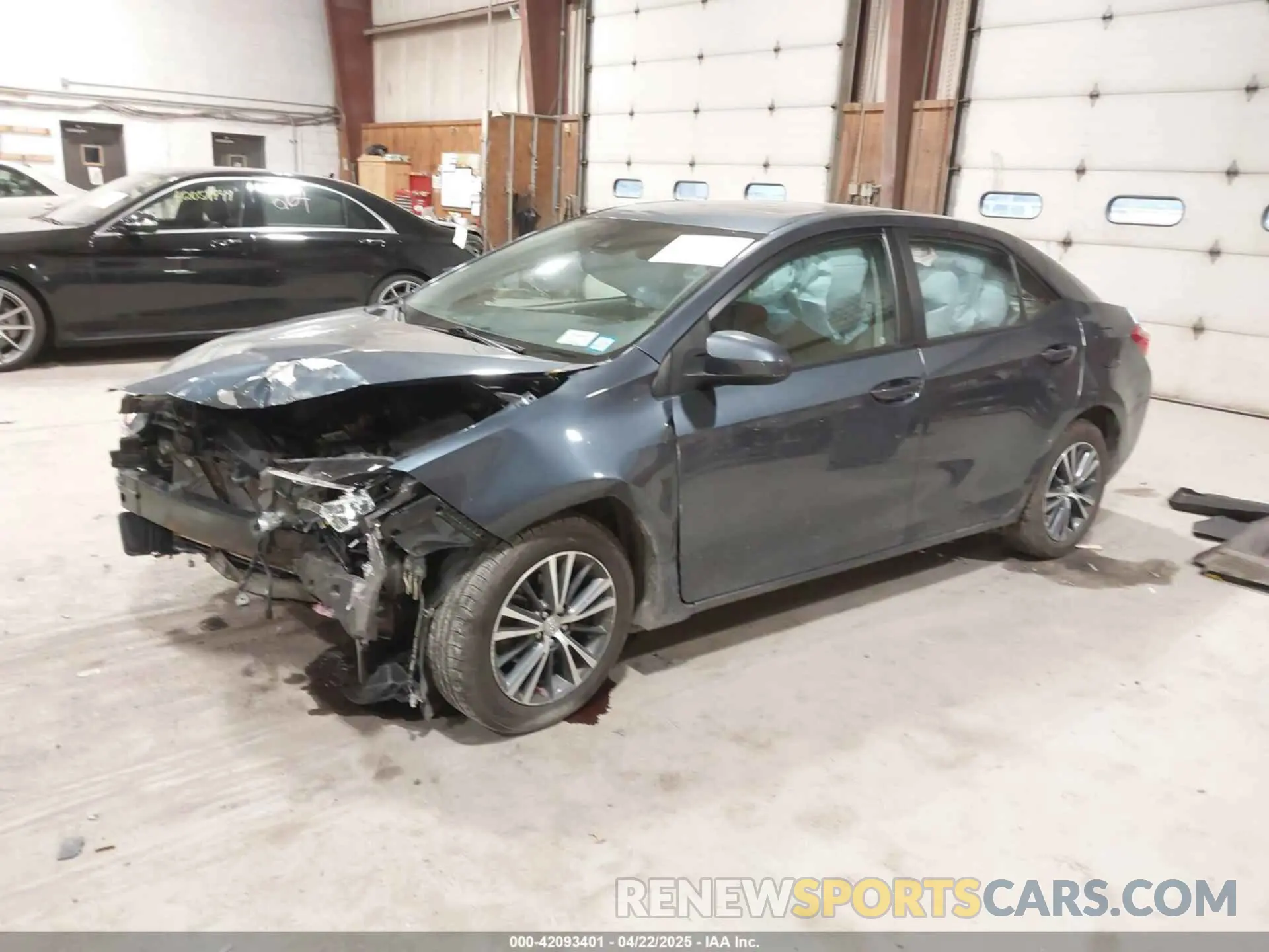 2 fotografías del automóvil dañado 2T1BURHE7KC147264 TOYOTA COROLLA 2019