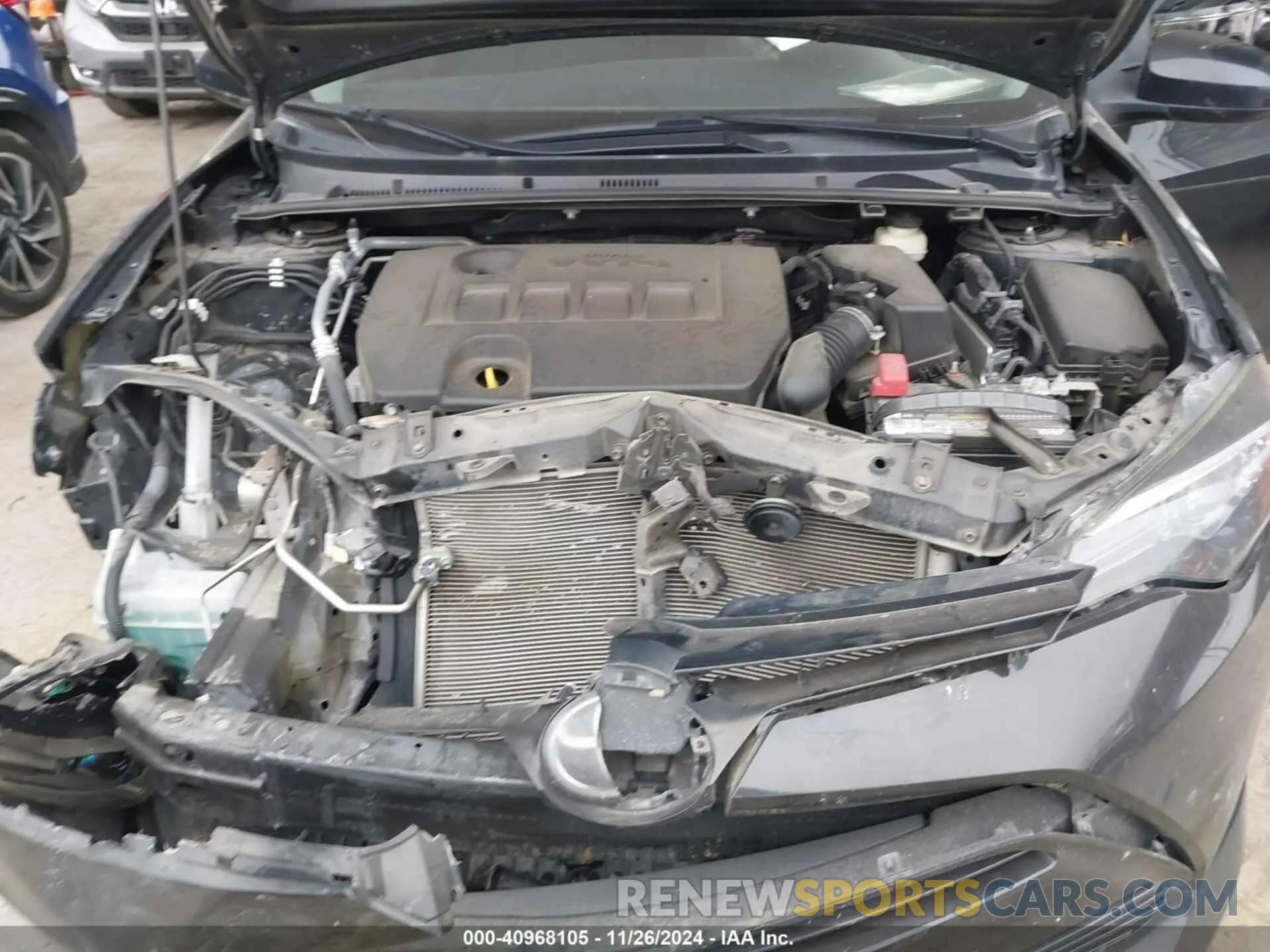 10 fotografías del automóvil dañado 2T1BURHE7KC149855 TOYOTA COROLLA 2019
