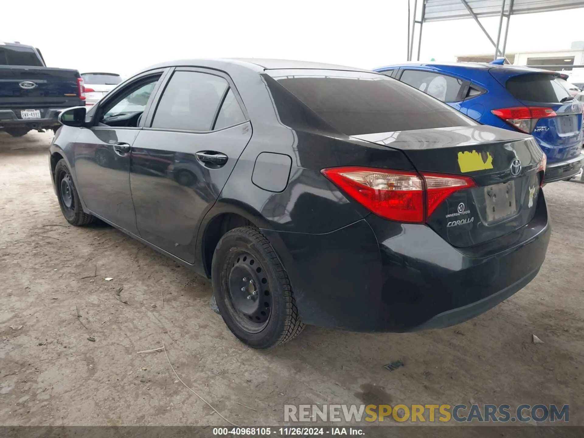 3 fotografías del automóvil dañado 2T1BURHE7KC149855 TOYOTA COROLLA 2019