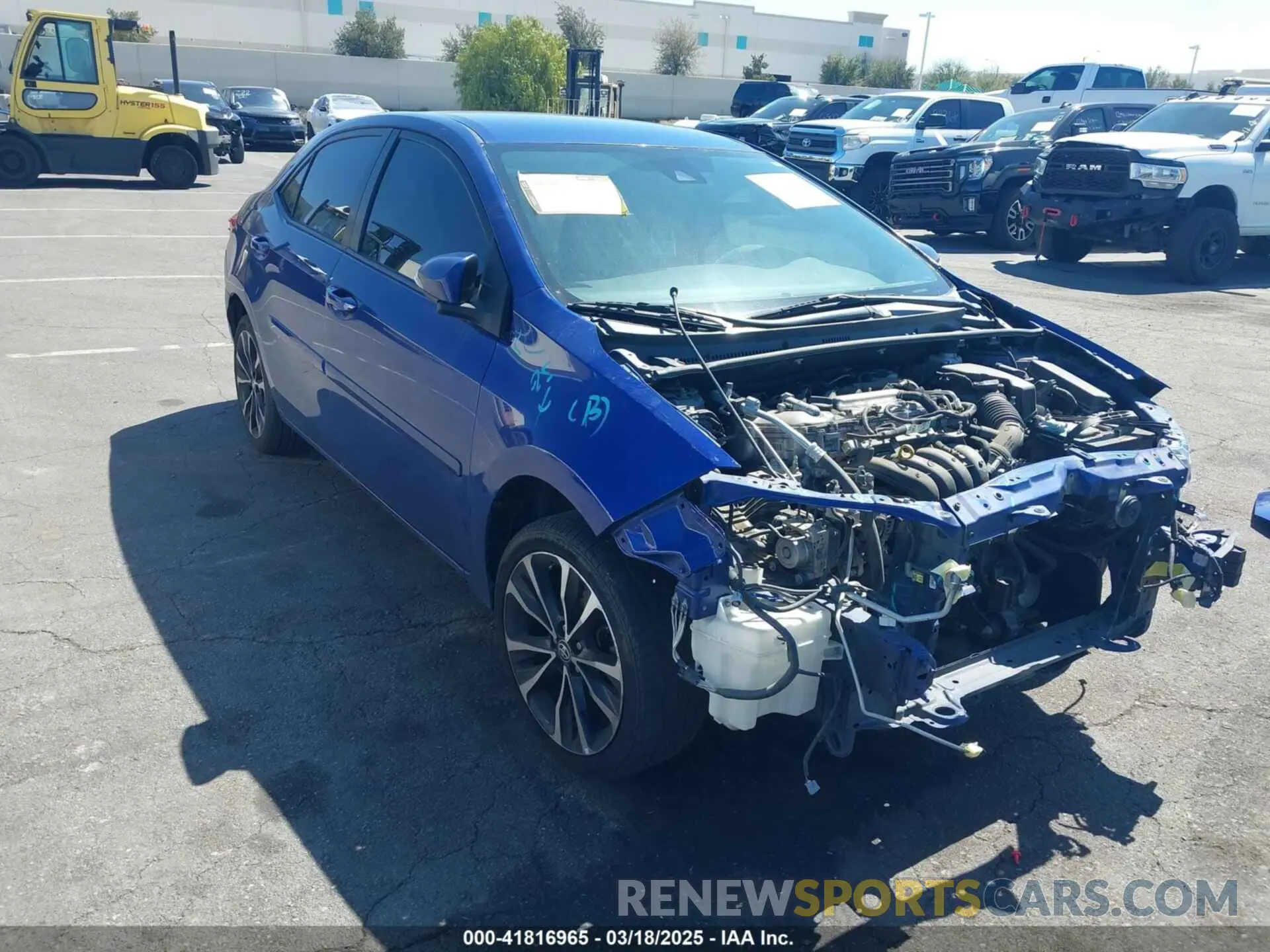 1 fotografías del automóvil dañado 2T1BURHE7KC151525 TOYOTA COROLLA 2019