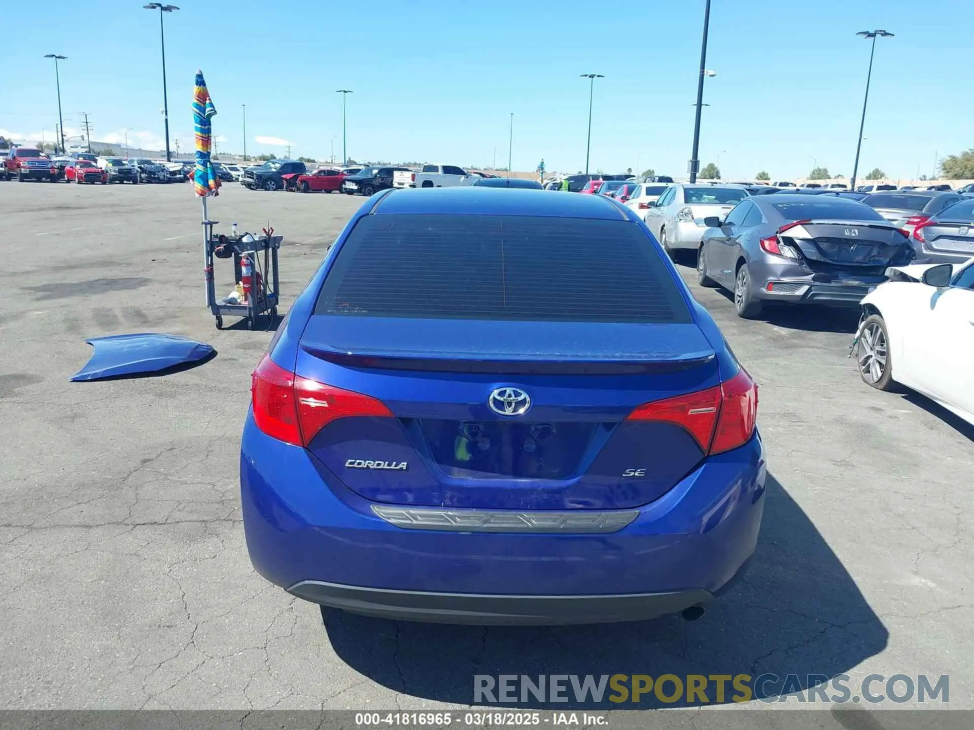 17 fotografías del automóvil dañado 2T1BURHE7KC151525 TOYOTA COROLLA 2019
