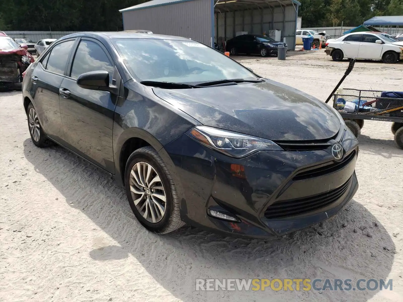 1 fotografías del automóvil dañado 2T1BURHE7KC152481 TOYOTA COROLLA 2019