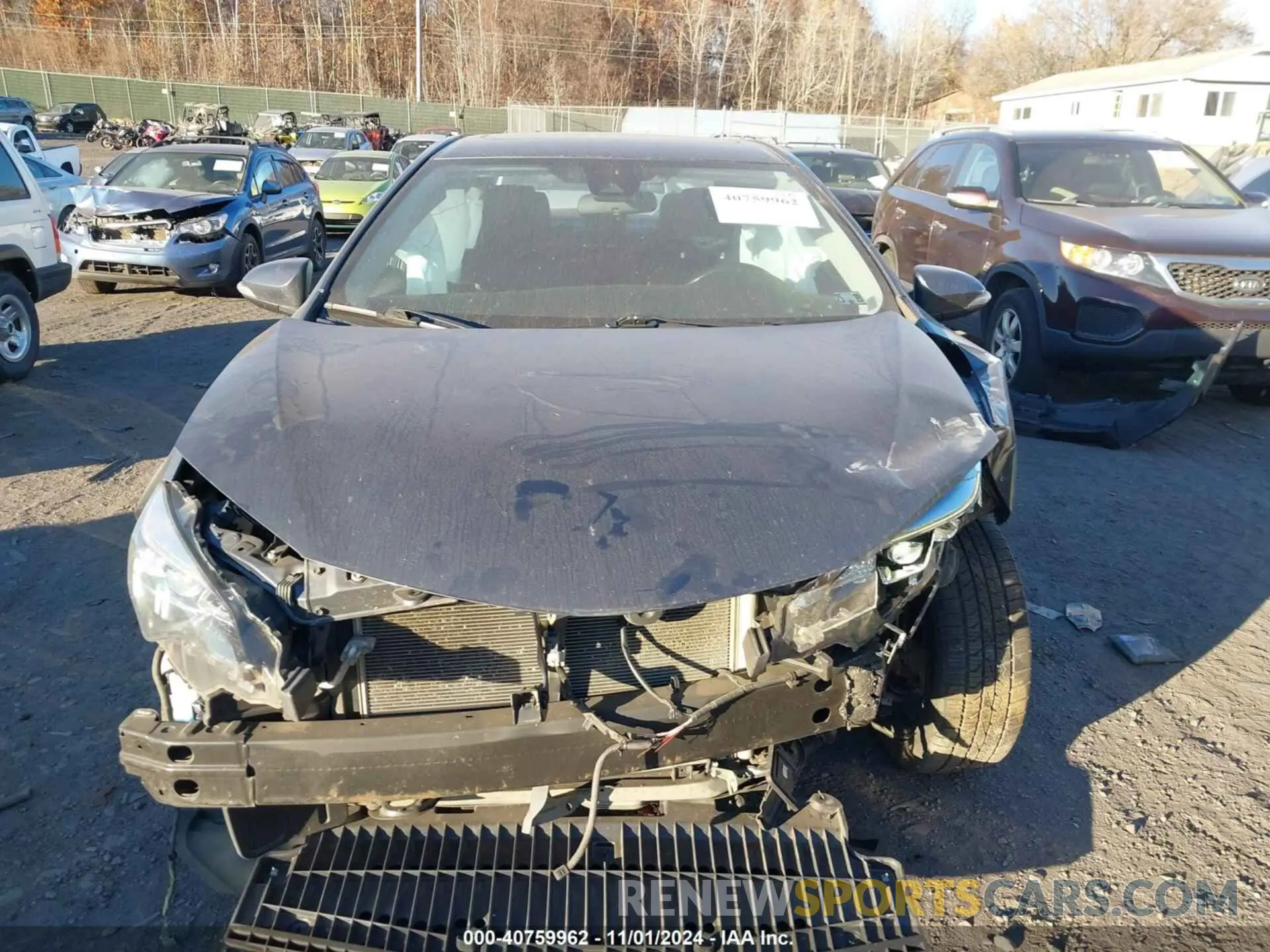 12 fotografías del automóvil dañado 2T1BURHE7KC158927 TOYOTA COROLLA 2019