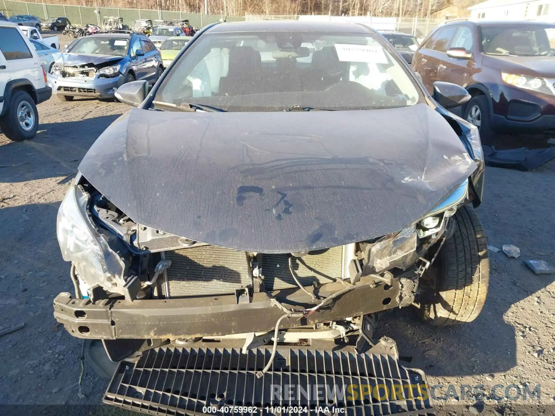 6 fotografías del automóvil dañado 2T1BURHE7KC158927 TOYOTA COROLLA 2019