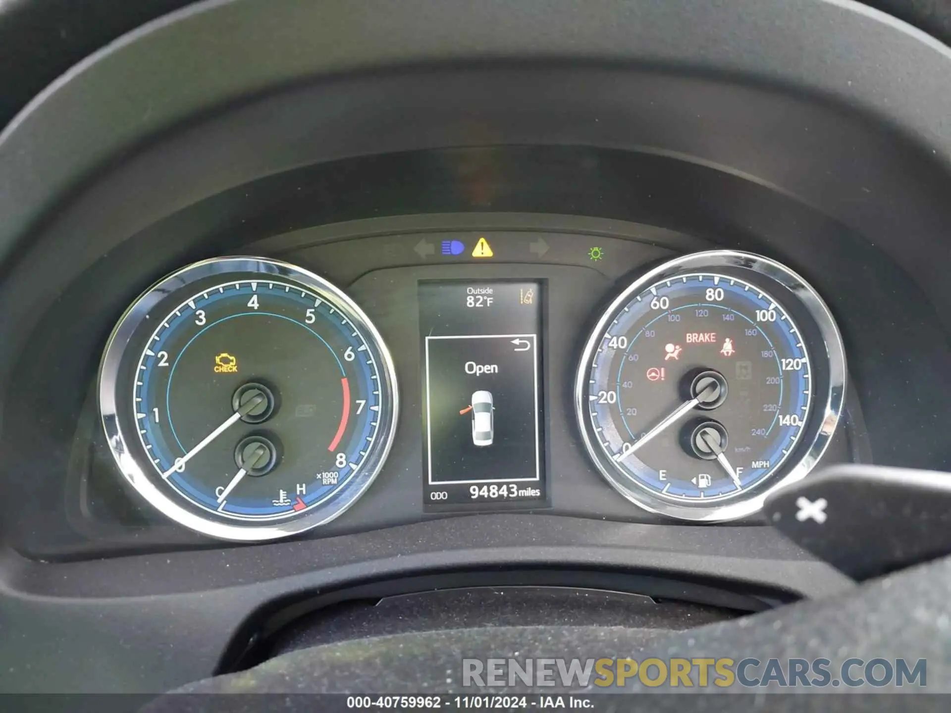 7 fotografías del automóvil dañado 2T1BURHE7KC158927 TOYOTA COROLLA 2019