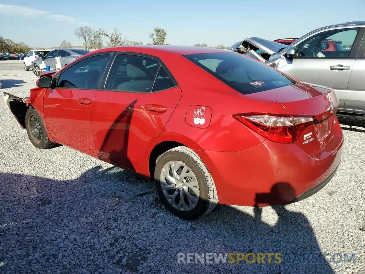 2 fotografías del automóvil dañado 2T1BURHE7KC171340 TOYOTA COROLLA 2019