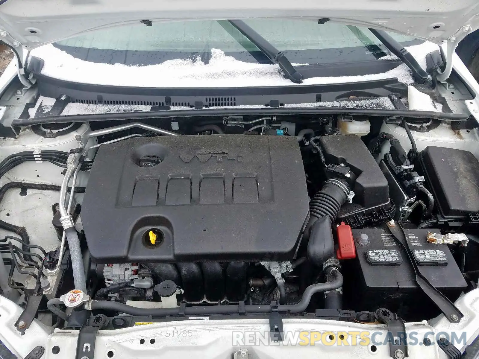 7 fotografías del automóvil dañado 2T1BURHE7KC173802 TOYOTA COROLLA 2019