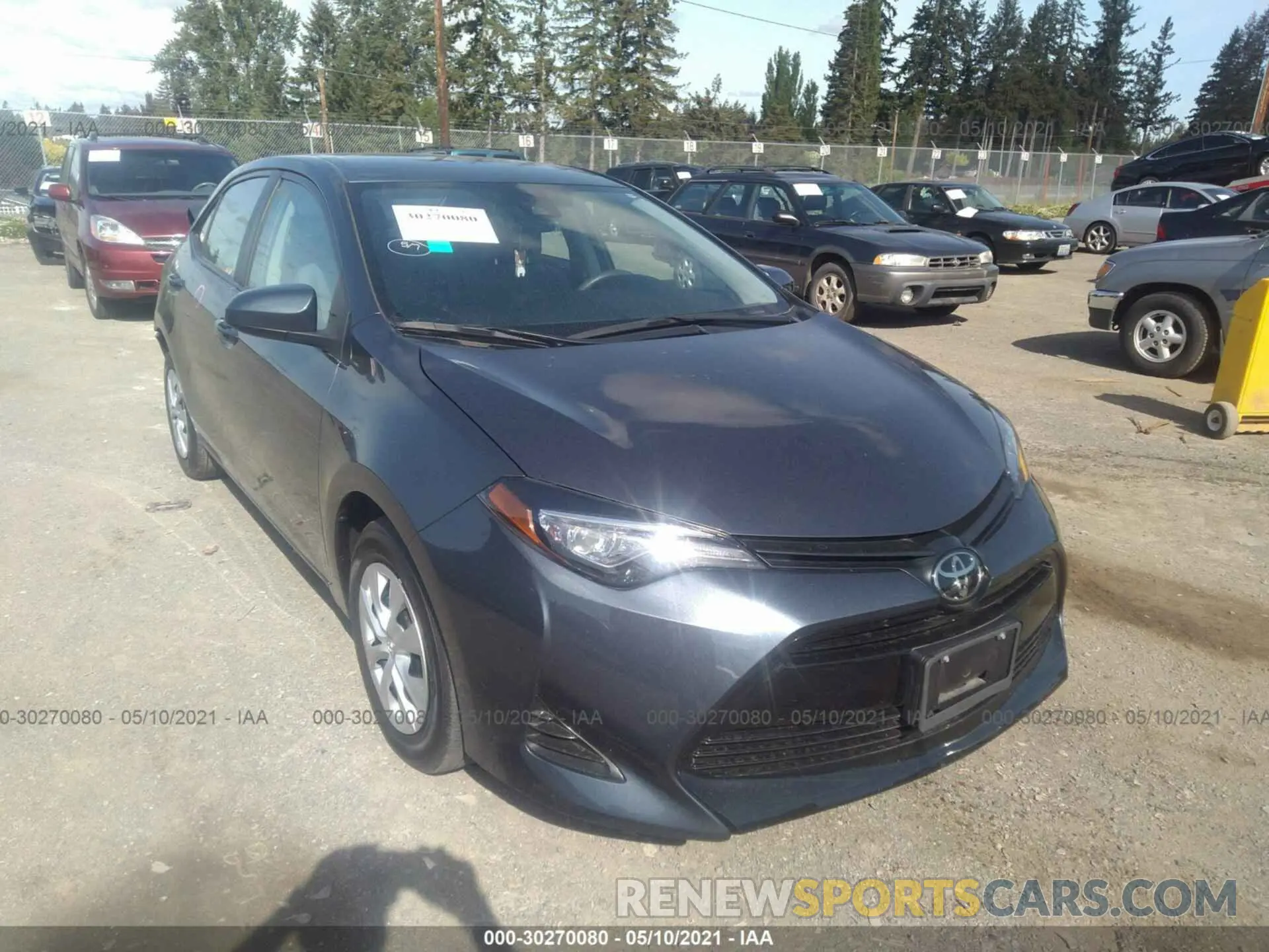 1 fotografías del automóvil dañado 2T1BURHE7KC173847 TOYOTA COROLLA 2019