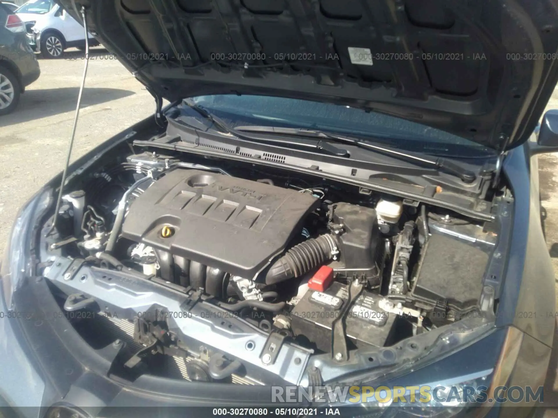 10 fotografías del automóvil dañado 2T1BURHE7KC173847 TOYOTA COROLLA 2019