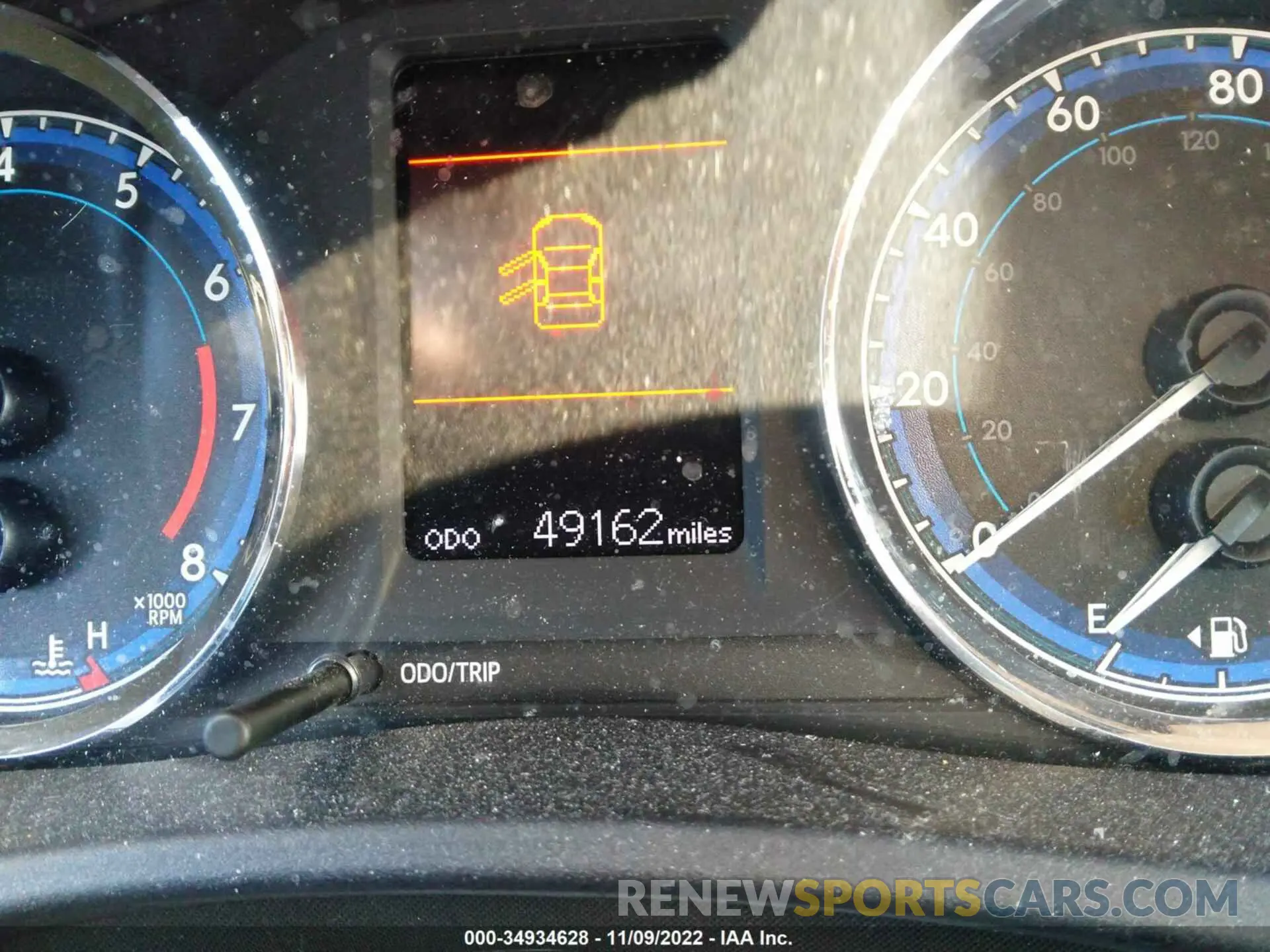 7 fotografías del automóvil dañado 2T1BURHE7KC177395 TOYOTA COROLLA 2019