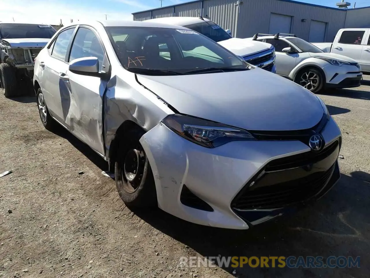 1 fotografías del automóvil dañado 2T1BURHE7KC178109 TOYOTA COROLLA 2019