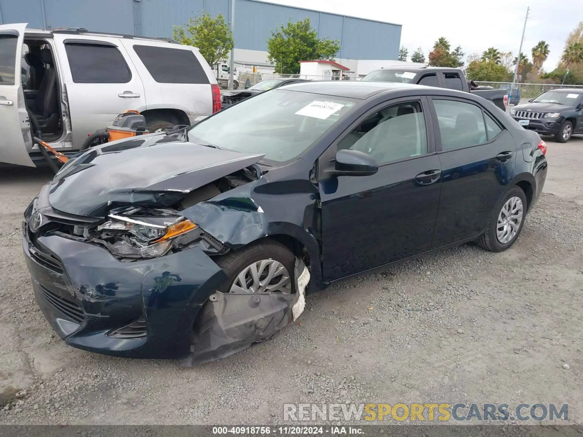 2 fotografías del automóvil dañado 2T1BURHE7KC178868 TOYOTA COROLLA 2019