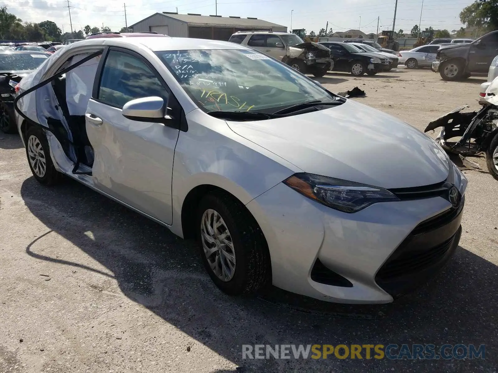 1 fotografías del automóvil dañado 2T1BURHE7KC179213 TOYOTA COROLLA 2019