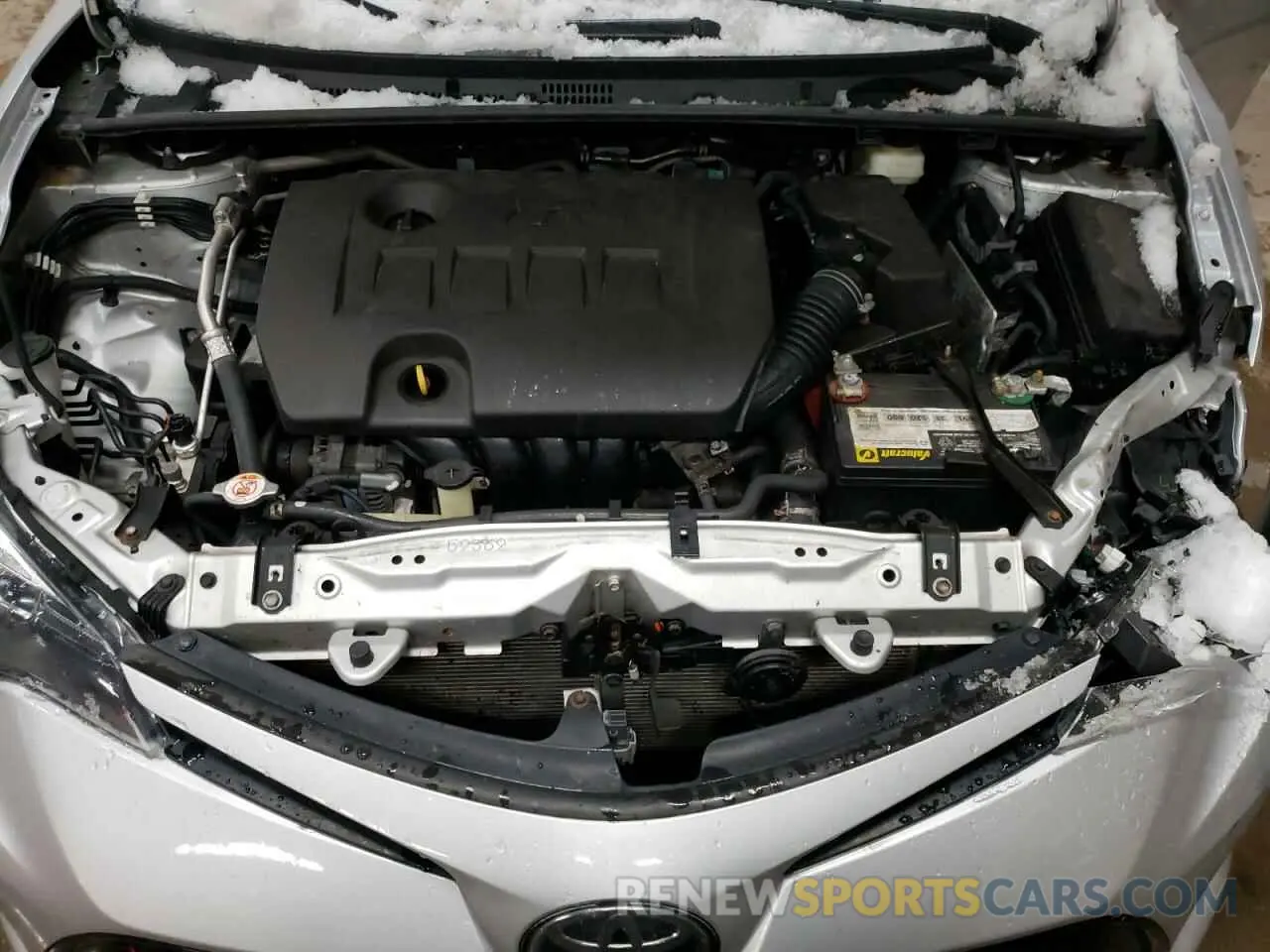 11 fotografías del automóvil dañado 2T1BURHE7KC181186 TOYOTA COROLLA 2019