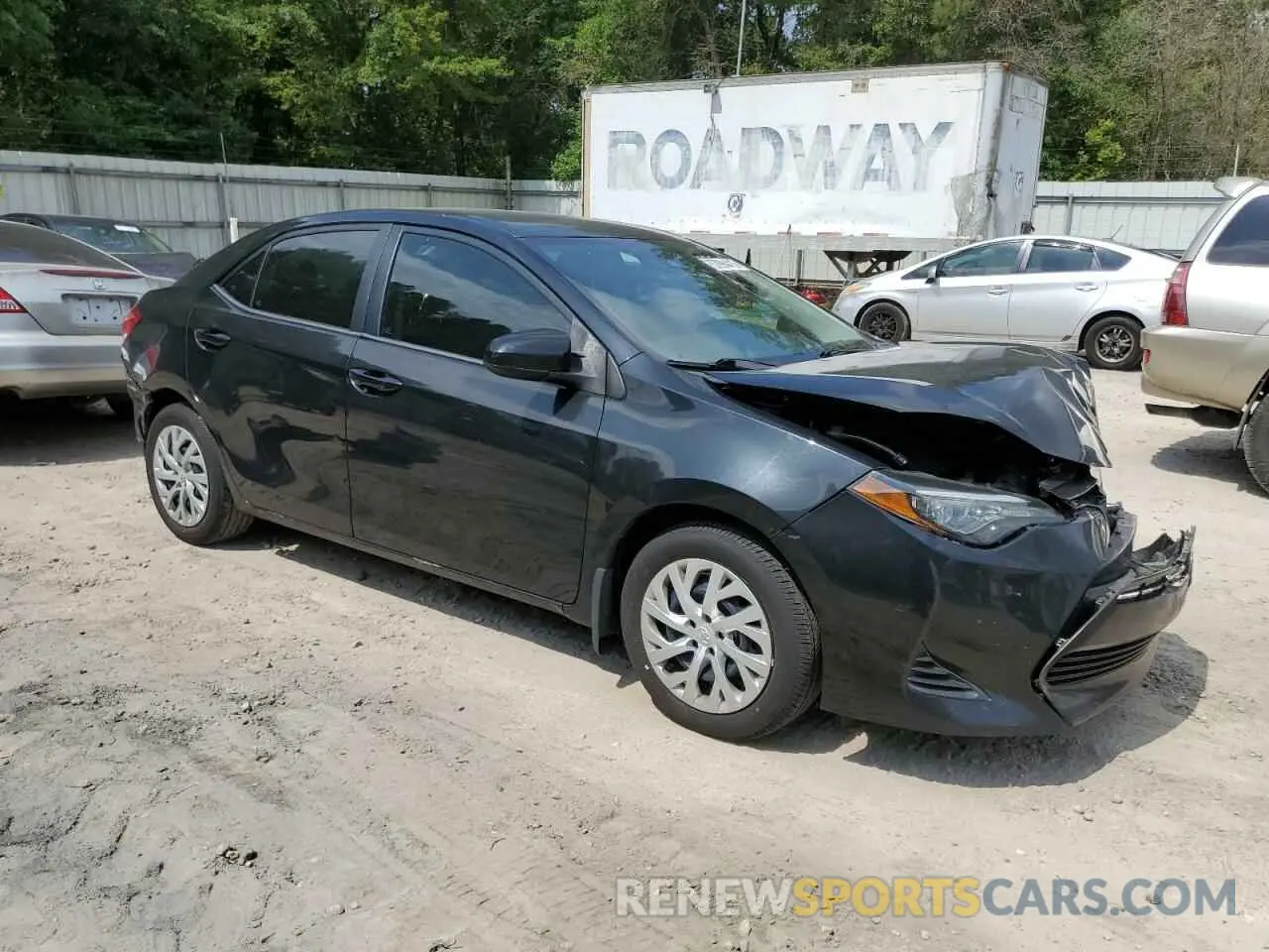 4 fotografías del automóvil dañado 2T1BURHE7KC184329 TOYOTA COROLLA 2019