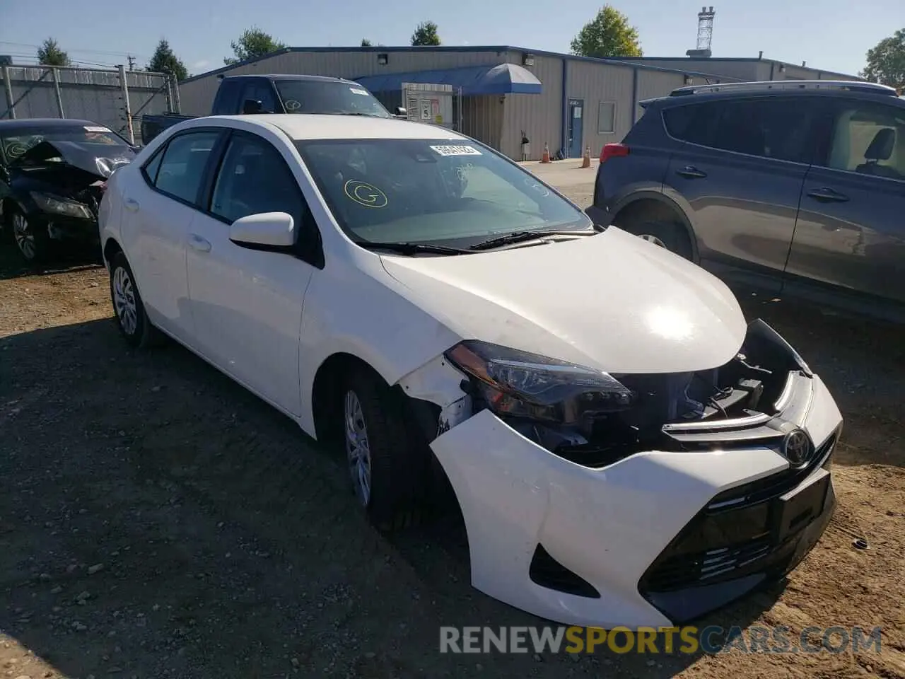 1 fotografías del automóvil dañado 2T1BURHE7KC186405 TOYOTA COROLLA 2019